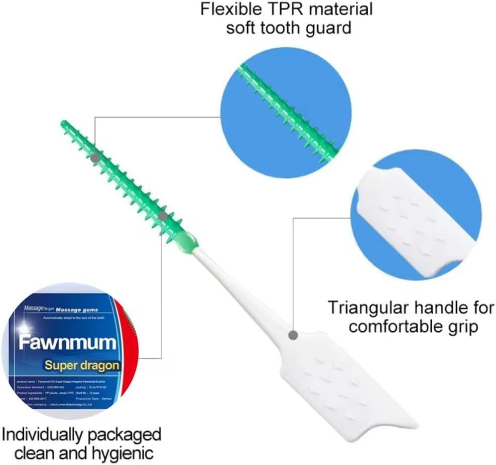 300PCS Soft Toothpick, Dental Toothpicks Brush between Teeth, Disposable Dental Picks FLOSS for Teeth Cleaning, Interdental FLOSSER Picks Teeth Cleaning Tool with Portable Case for Adult and Children image number 6