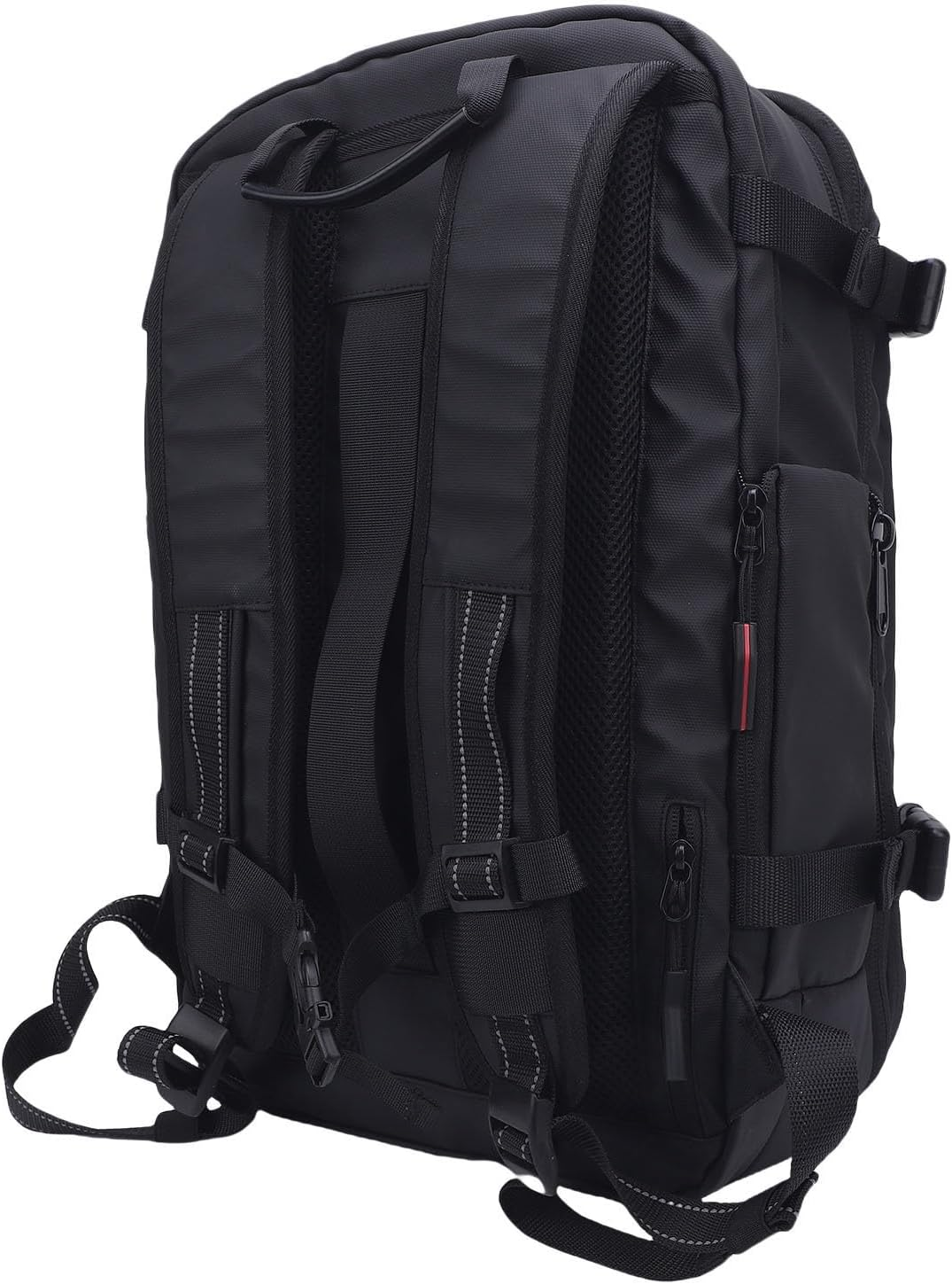 Sorandy Vacuum Backpack, 36-55L Expandable Vacpack Backpack Vacuum Compression Bag with Pump, Space Saver Bags for Travel, Camping, Dry Wet Separation (Black) - Green image number 5