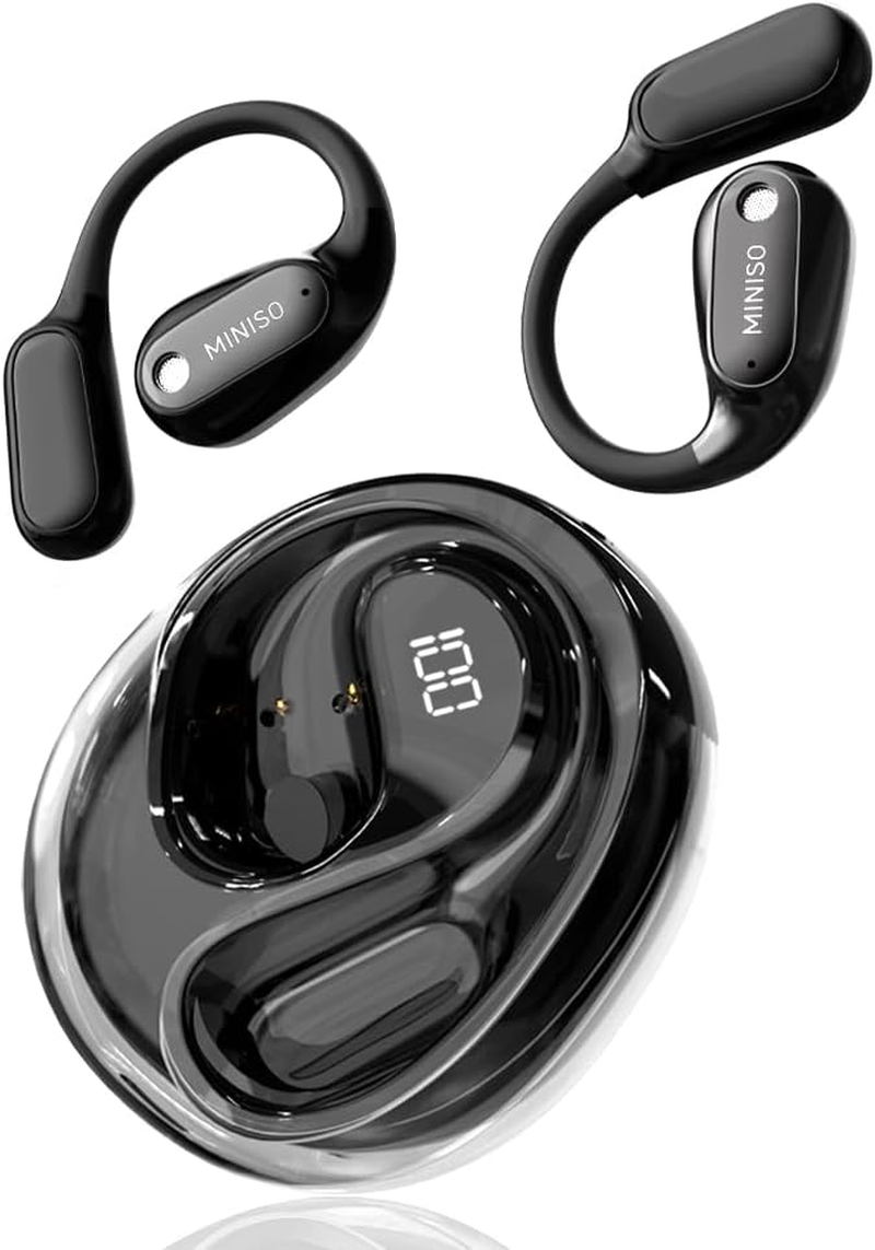 MINISO MS190 AI Translation Earbuds Real Time, 135 Language Translator Earbuds with APP, Open Ear OWS Translating Headphones, Audifonos Traductores Ingl&eacute;s Espanol Fit Ios and Android image number 3