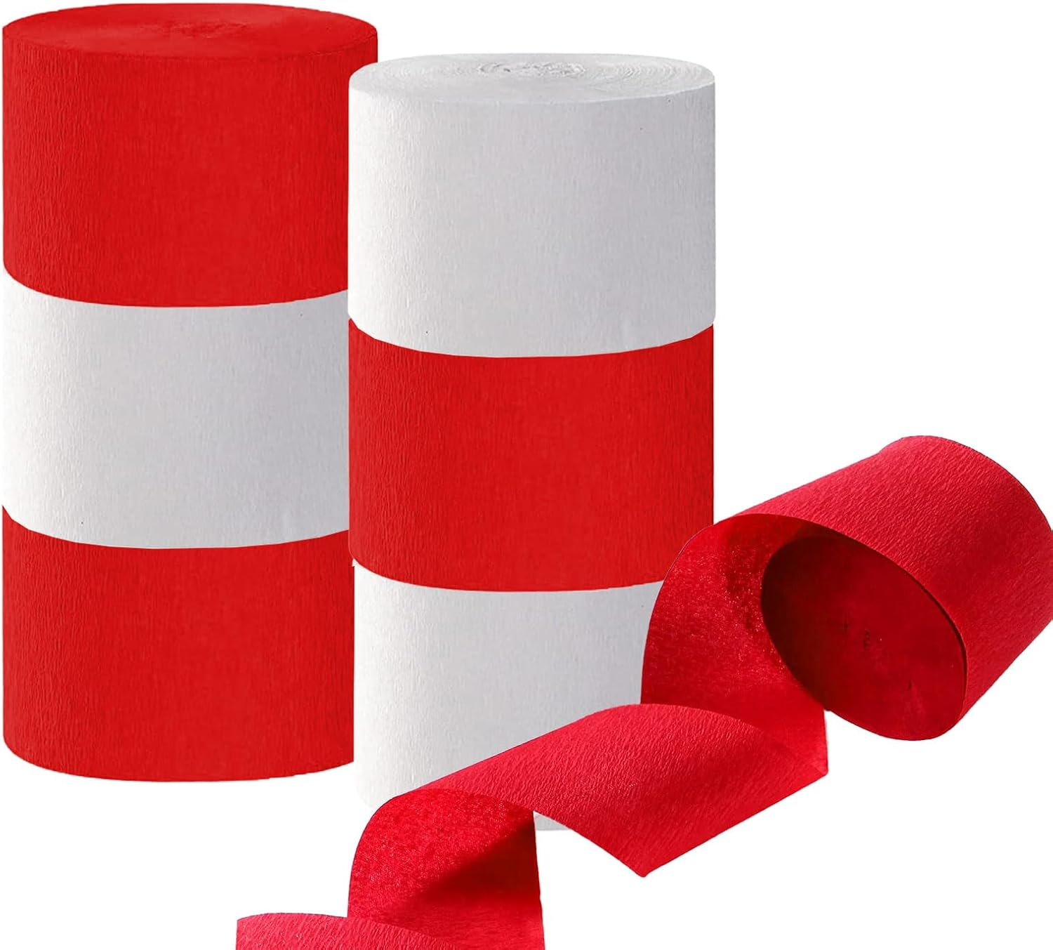 Purple Crepe Paper Streamers - 6 Rolls Party Streamers for Various Festival Party Decorations image number 1