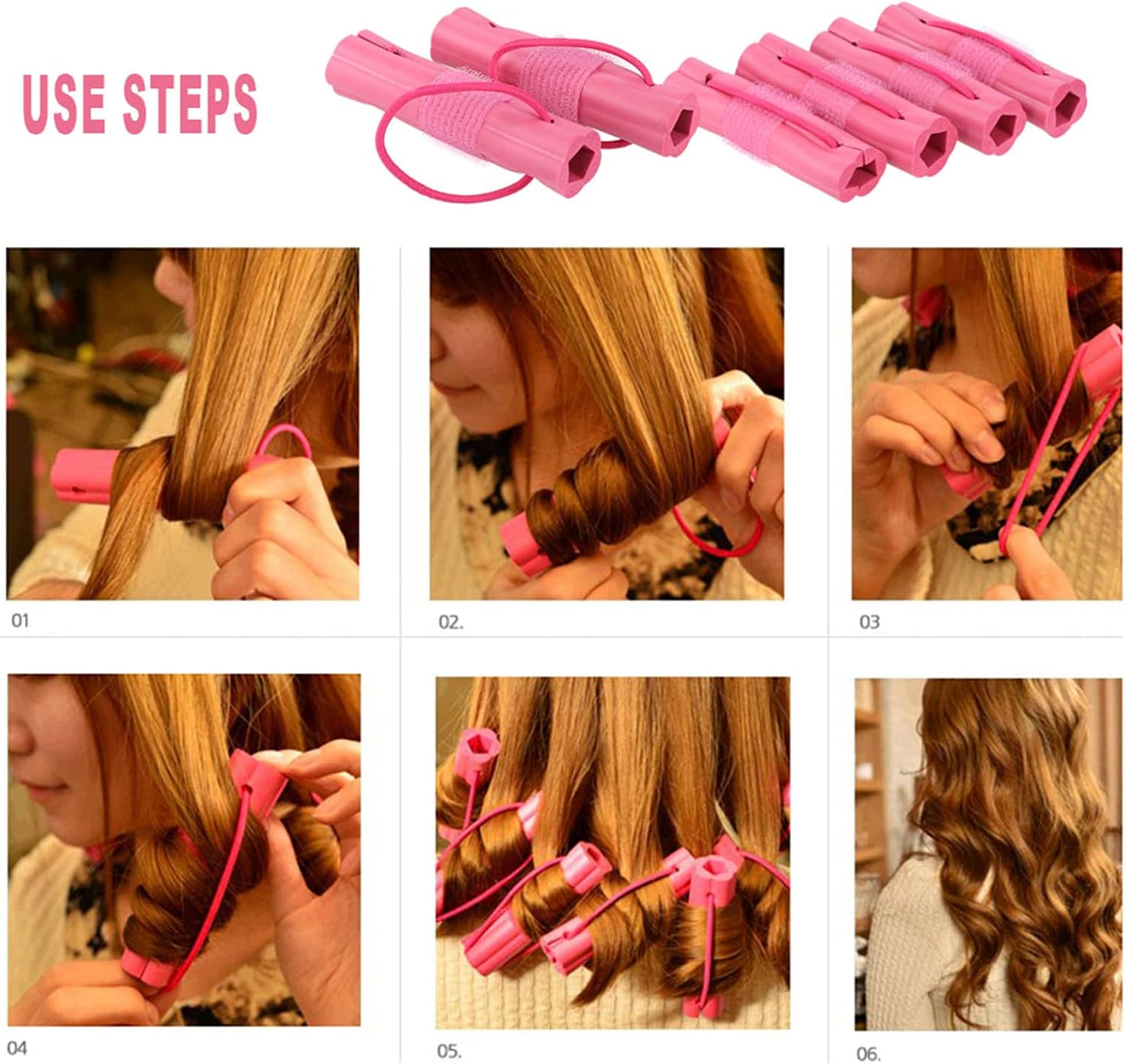 TARSHYRY Foam Sponge Hair Curler for Sleeping Curly Hair Roller Hairdresser Styling Curler without Sponge Curler Tools Hair Care Styling Kit image number 1