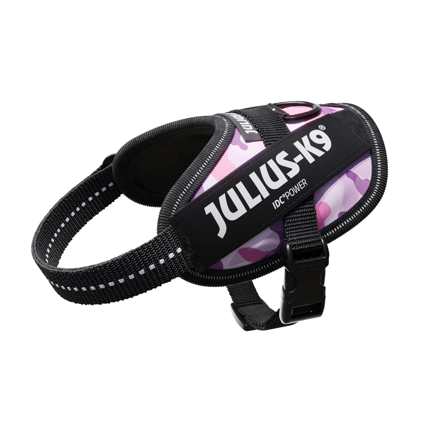 Julius K9 IDC Power Harness, Size: 2Xs/Baby 2, Pink Camouflage image number 5