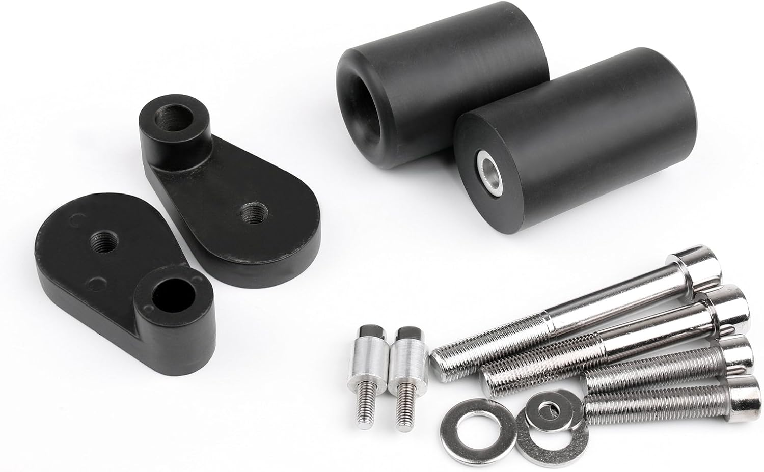 Artudatech Delrin Frame Sliders for Honda CBR1000RR 2006-2007 Black Sliders Crash Easy Installation No Cutting Required image number 1