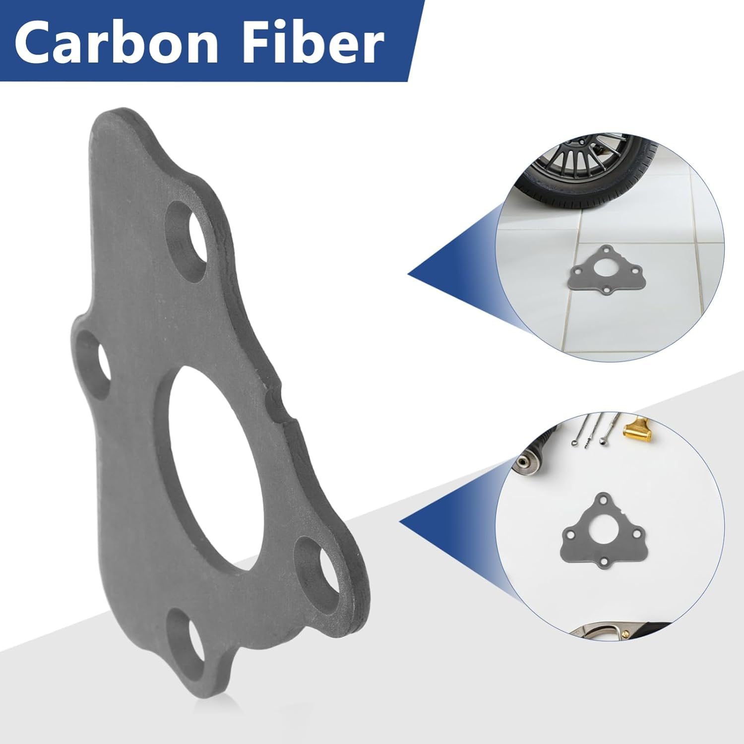 CLISPEED Camshaft Fixing Plate for Car Engine Thrust Plate Compatible Gen Iii Iv Includes Bolts Suitable for Automotive Driving Scenarios image number 1