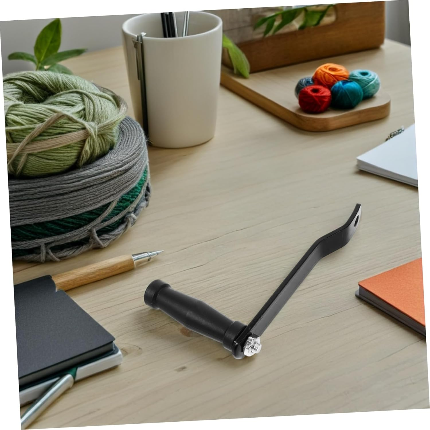 2Pcs Winch Handle Replacement Heavy Duty Manual Crank for Boat Trailer Winch Winder Ergonomic Grip Suitable for Trailer Jack Crank Handle Use image number 1