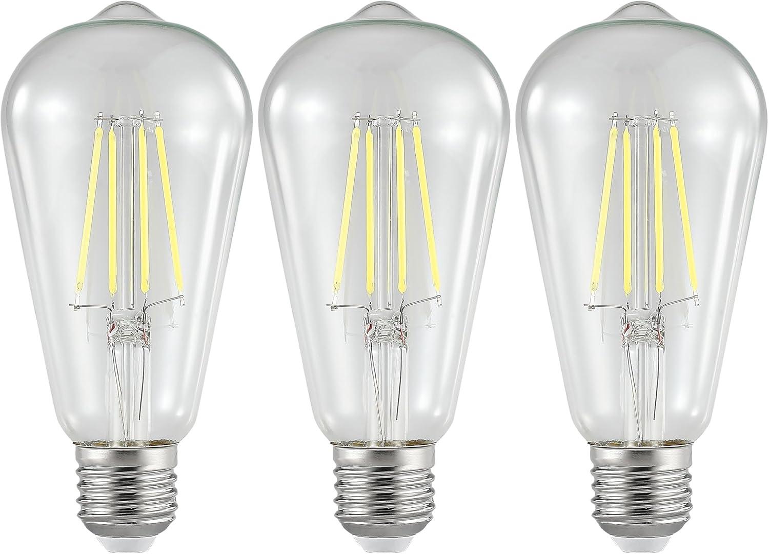 Modura ST64 Vintage Edison Style Filament LED Light Globe Edison Bulb E27 Base 8W 6000K Daylight Non-Dimmable SAA (4) image number 4