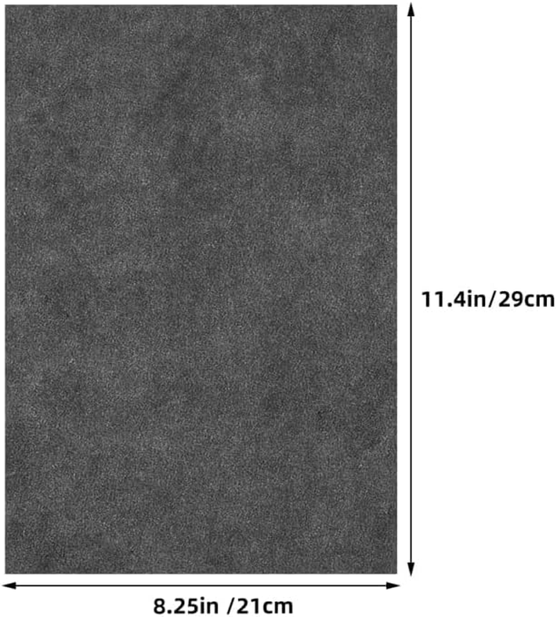 TEHAUX 50 Sheets Black Carbon Transfer Paper, Single-Side Graphite Tracing Paper for Clear Copying and Drawing, A4 Size image number 2
