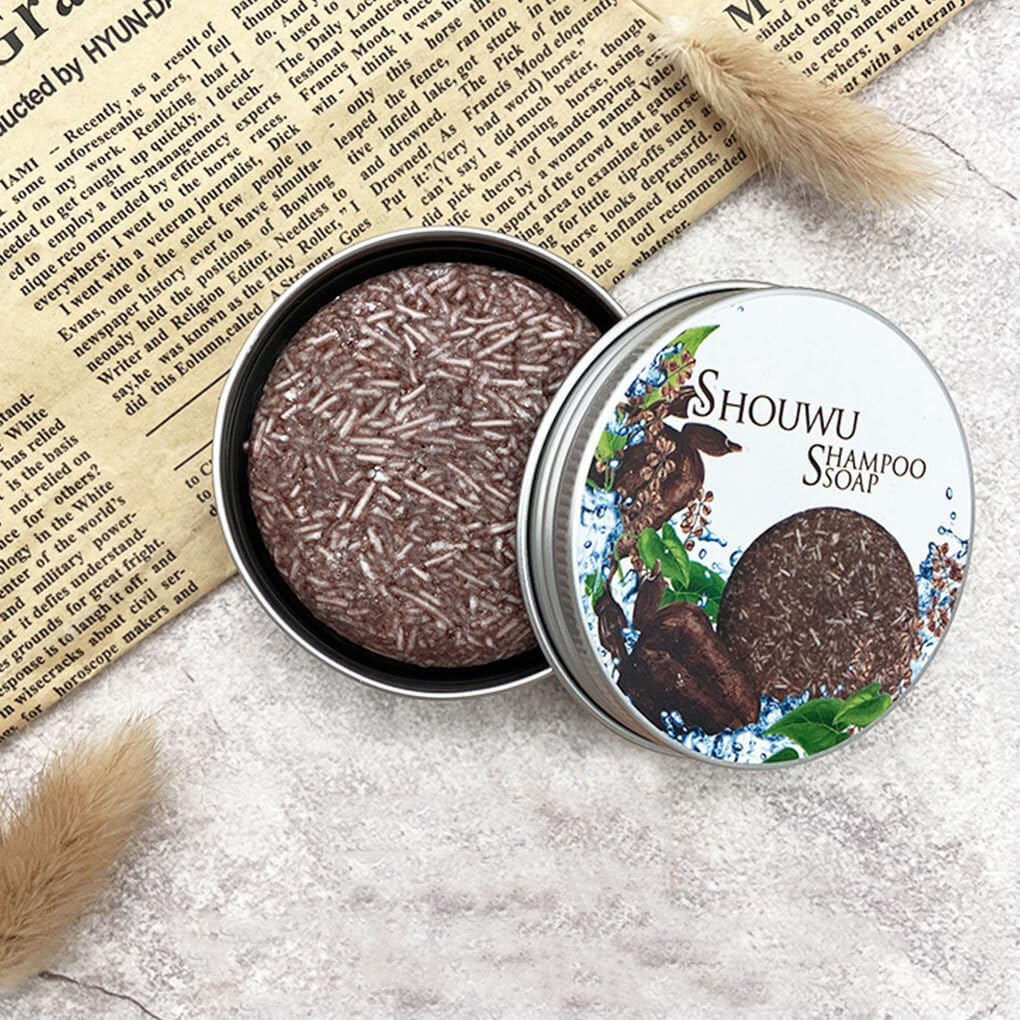 EUIOOVM Hair Volumizing Moisturizing Shampoo Bar - Improve Hair with Nutritional Essence Hair Darkening Shampoo Bar