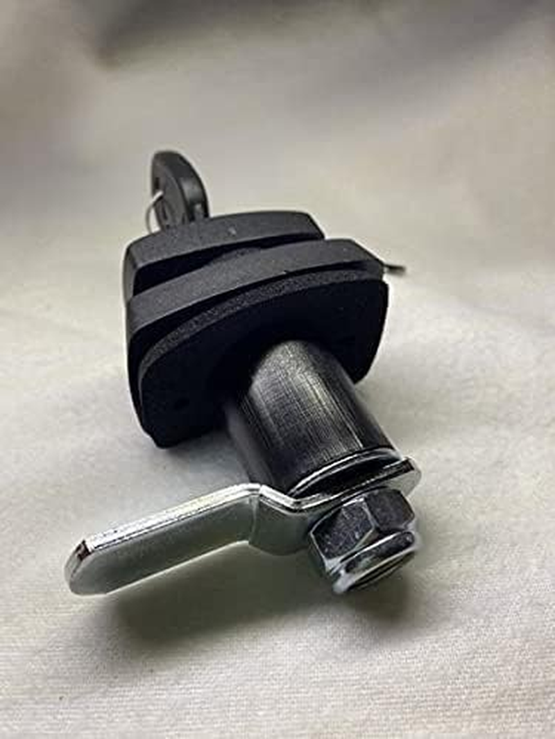 FAP Black Flap Door Lock Gas Box Motorhome with Cylinder and Key