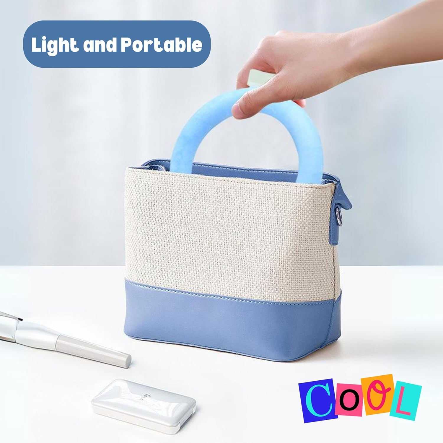 Neck Cooling Tube, Freeze Sleeve, Wearable Cooling Neck Wraps for Summer Heat, Relief for Hot Flashes, Reusable image number 6