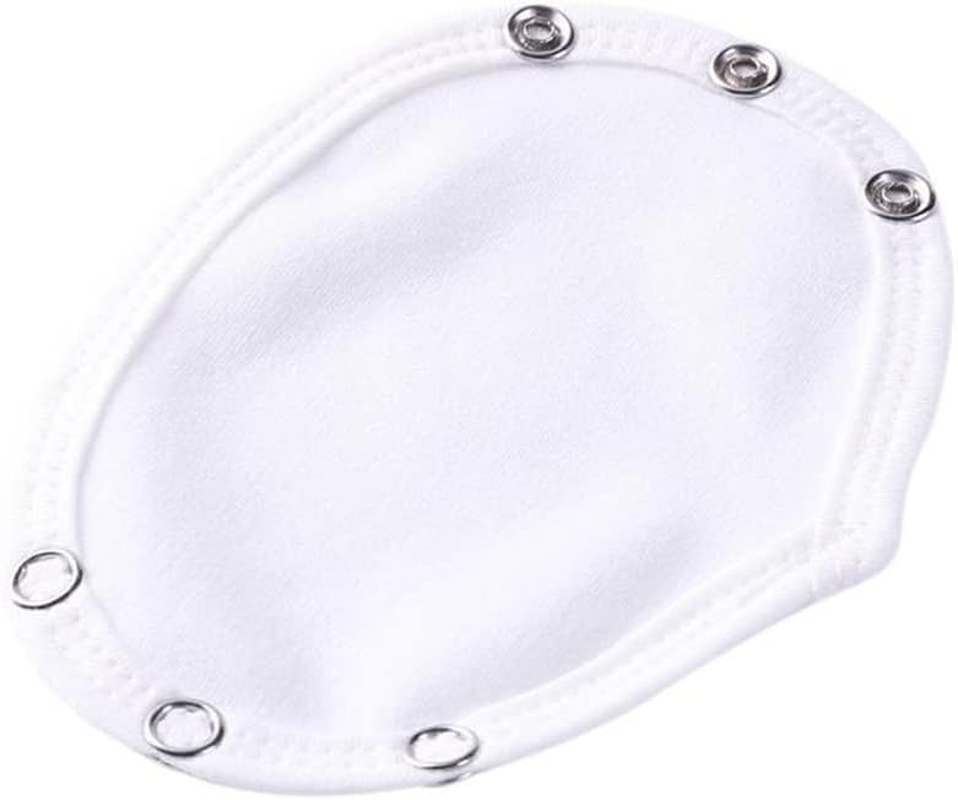 6Pcs Vest Extenders Extension Toddler Infant Romper Bodysuit Cloth White Set image number 5