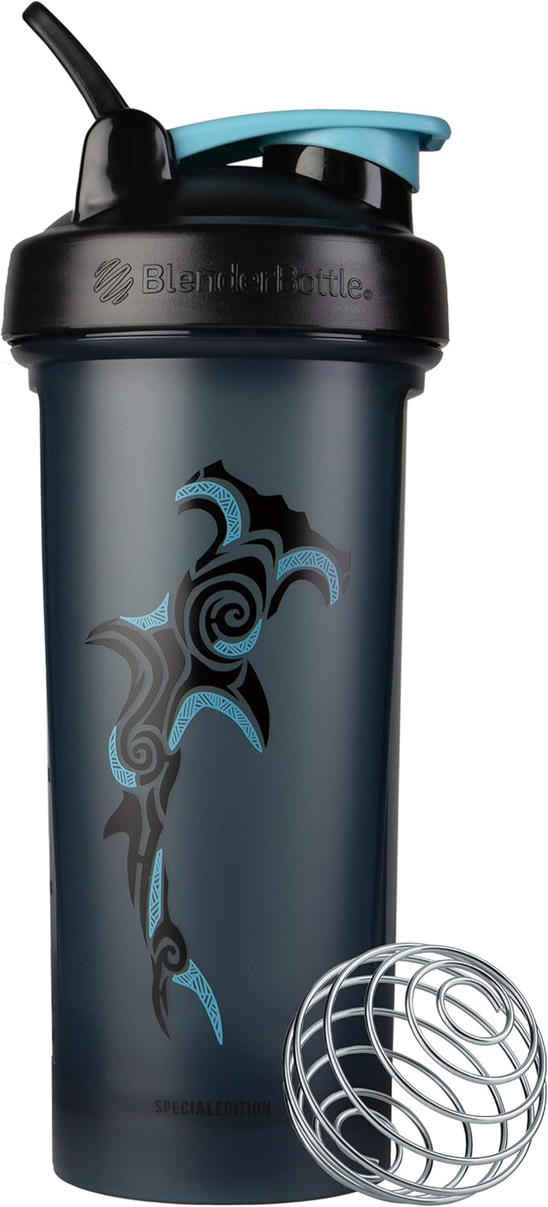 Blenderbottle Ocean Animals Classic Shaker Bottle Perfect for Protein Shakes and Pre Workout, 28-Ounce Hammerhead