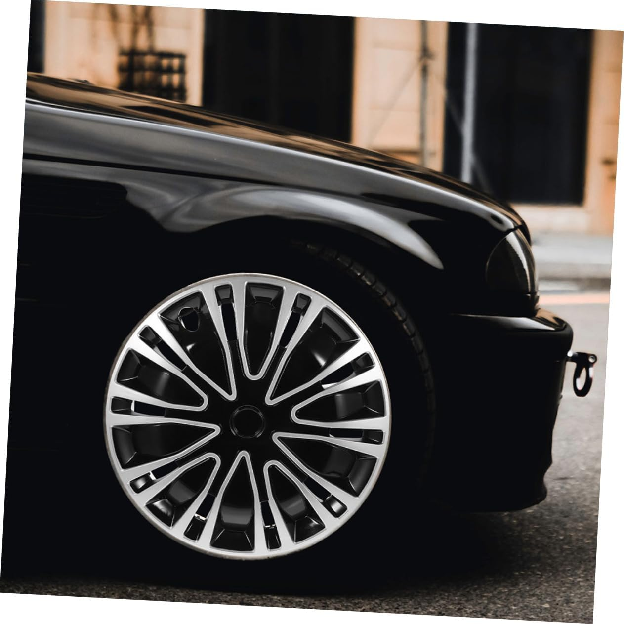 SOLUSTRE 2Pcs Hubcap Decoration Car Wheel Hub Cover Automotive Decorative Hub Caps for Cars image number 3