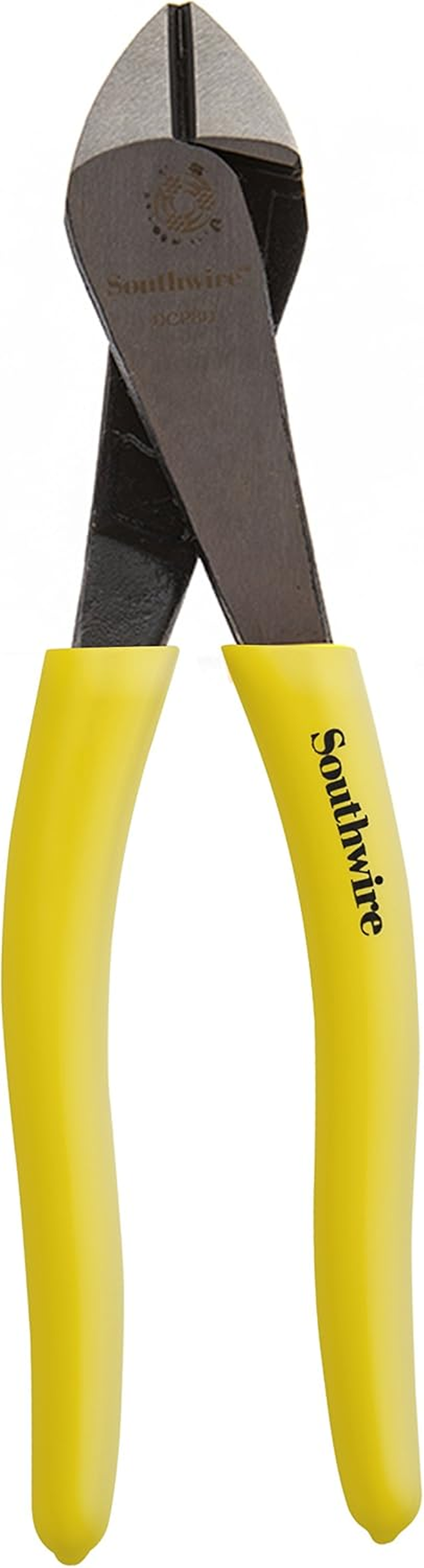 Southwire Tools & Equipment DCP8D 8-Inch High-Leverage Diagonal Cutting Pliers with Dipped Handles