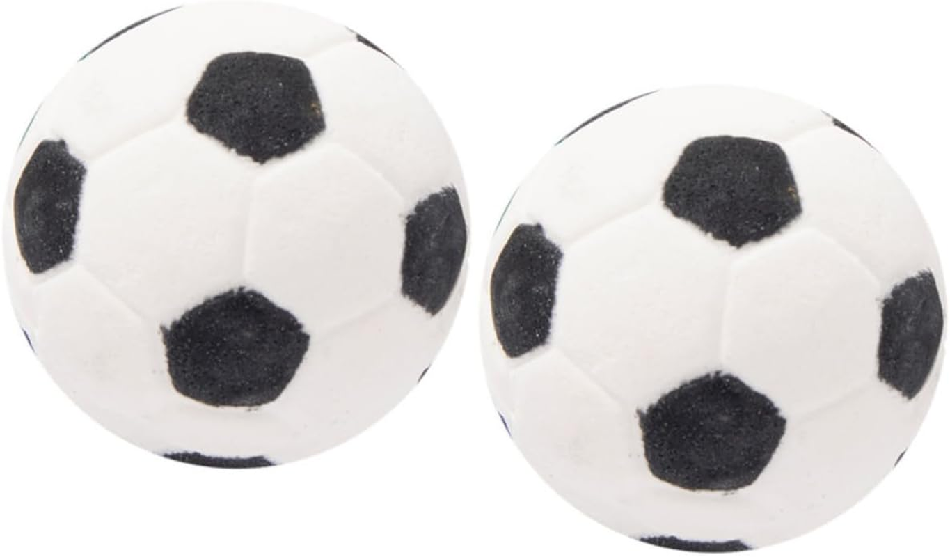 TOBBOMEY 2Pcs Bath Salt Bomb Bubble Football Shape Soothing Moisturizing for Relaxing Soaks image number 5