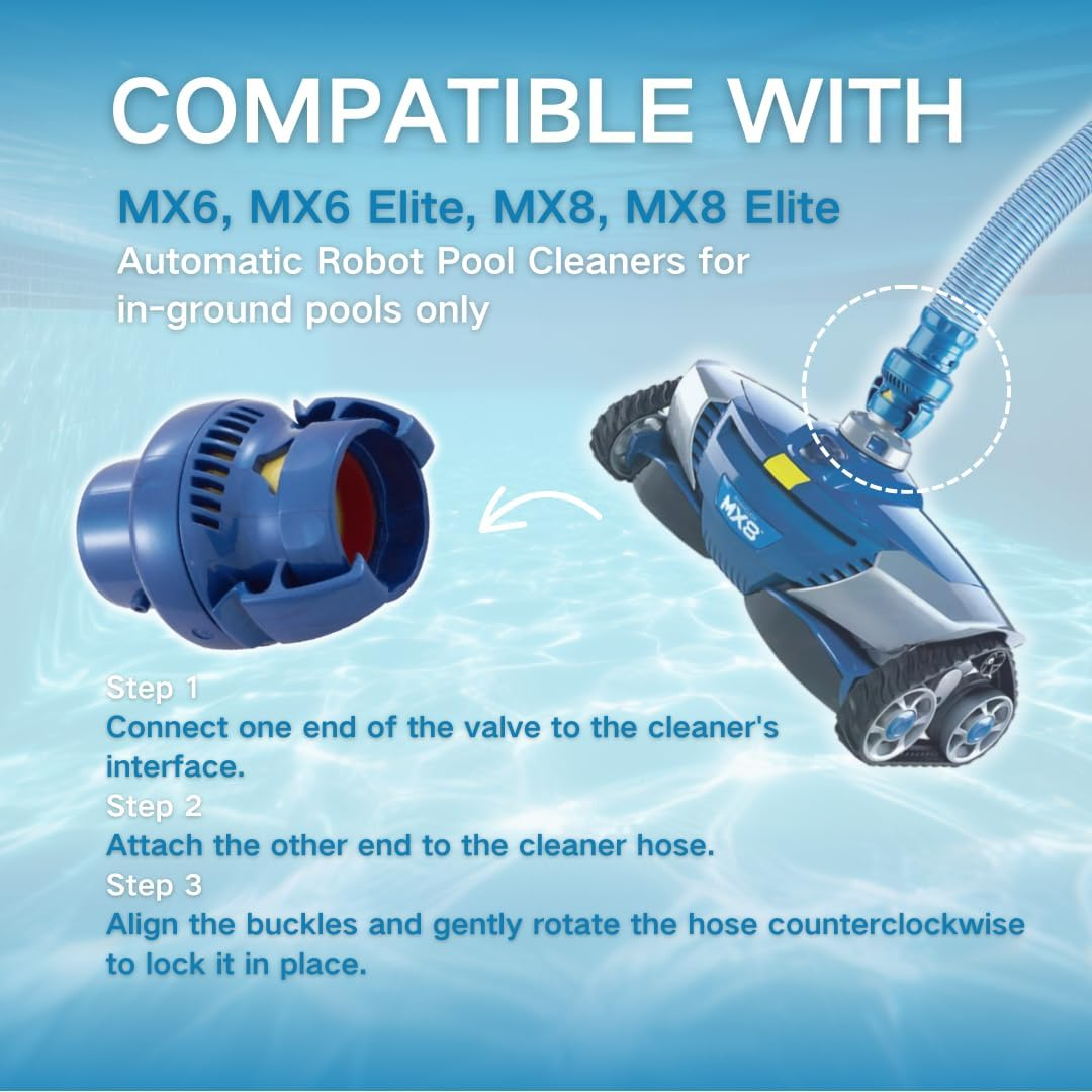 ROHOPE FRV100 Baracuda Swimming Pool Flow Regulator Valve Replacement for Zodiac MX6, MX8 Series - Compatible with In-Ground Pool Cleaners image number 3