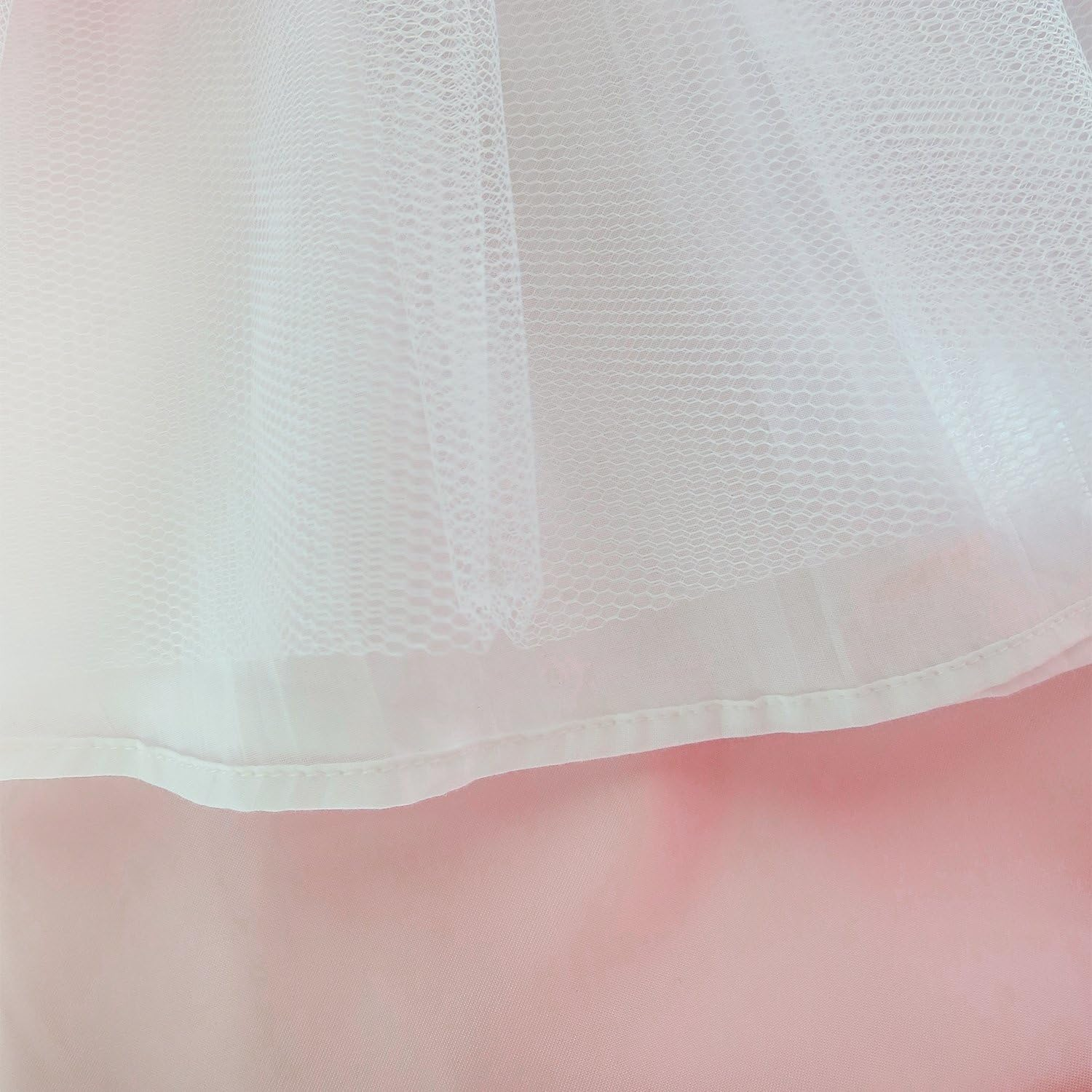 Sunny Fashion Flower Girls Dress Blue Belted Wedding Party Bridesmaid Size 4-12 Years image number 6