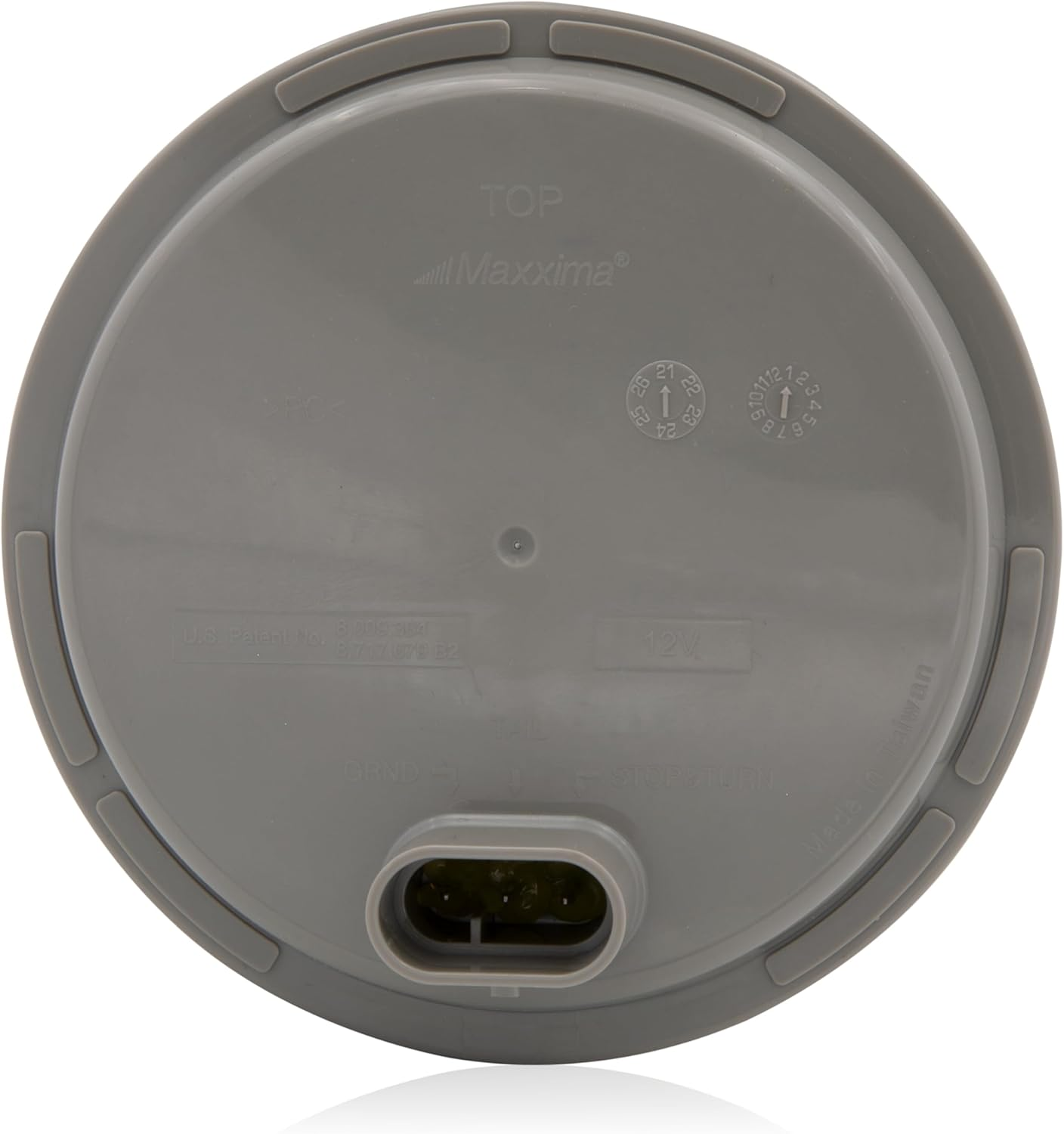 Maxxima 4" round LED Stop/Turn/Tail for Trucks and Heavy Duty Vehicles, Red Lens