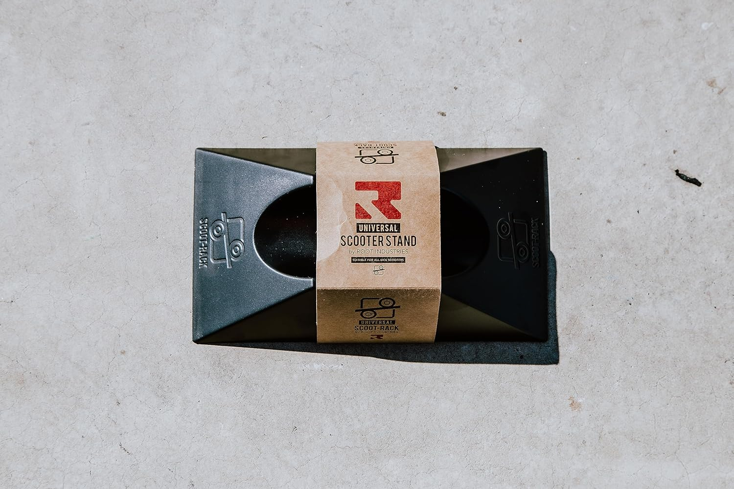 Scooter Stand - Universal Size Fits All Kick Scooters - Sturdy Design Guaranteed to Fit All Pro Scooters and Kick Scooters - Stable Base - Scooter Floor Stand by Root Industries image number 3