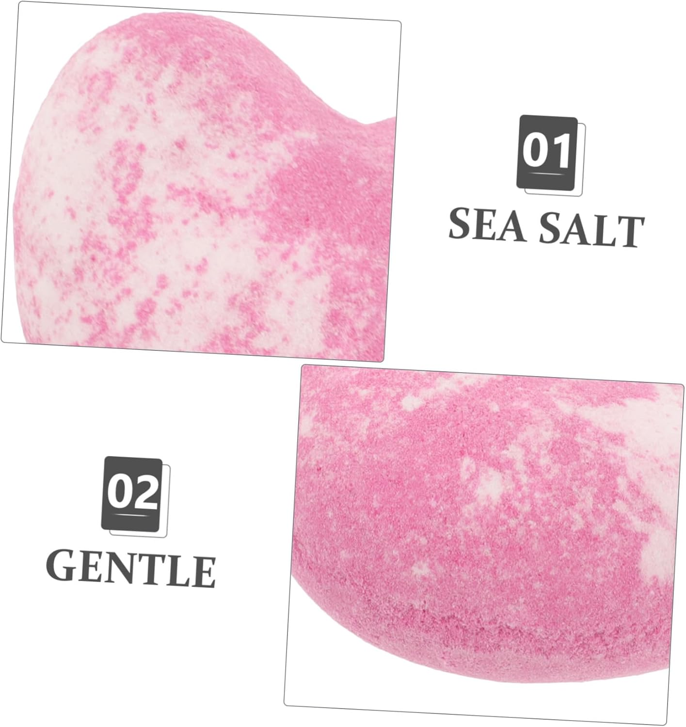 WOFASHPURET Heart Bath Salt Aromatherapy Shower Tablets for Relaxing Spa Experience Plant Essence Infused Bath Balls for Gentle Cleansing and Refreshing Scent image number 1
