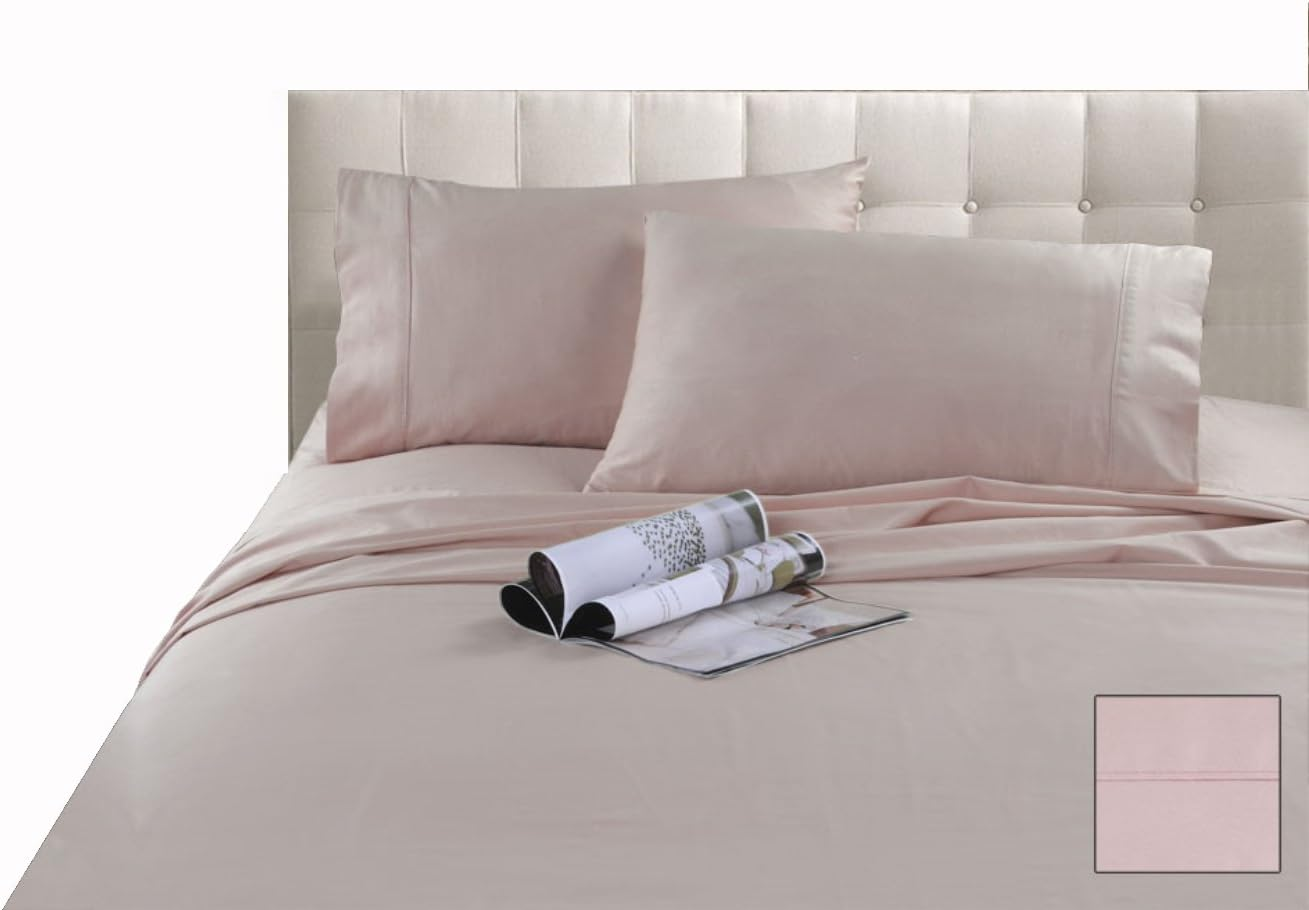 Kingtex 300 Thread Count Hotel Quality Cotton Sateen Sheet Set, Single, Charcoal image number 7