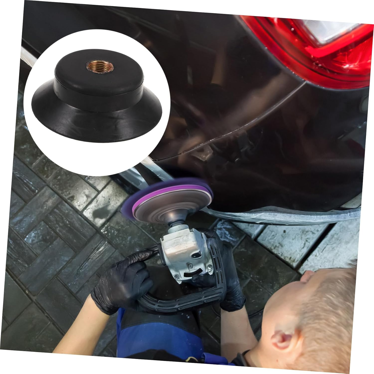 ERINGOGO Automotive Dents Repair Kit Car Dents Removal Suction Cup Pneumatic Puller Tool image number 4