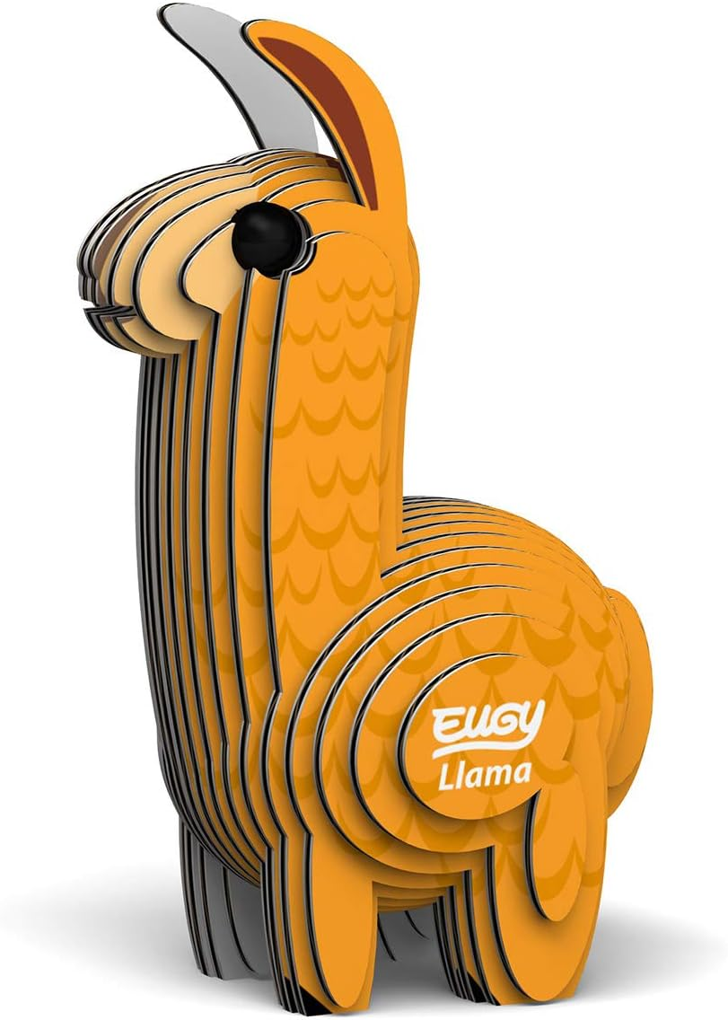 EUGY 034 Llama 3D Puzzle - 20 Piece Eco-Friendly Educational Toy Puzzle for Boys, Girls & Kids Ages 6+ image number 5