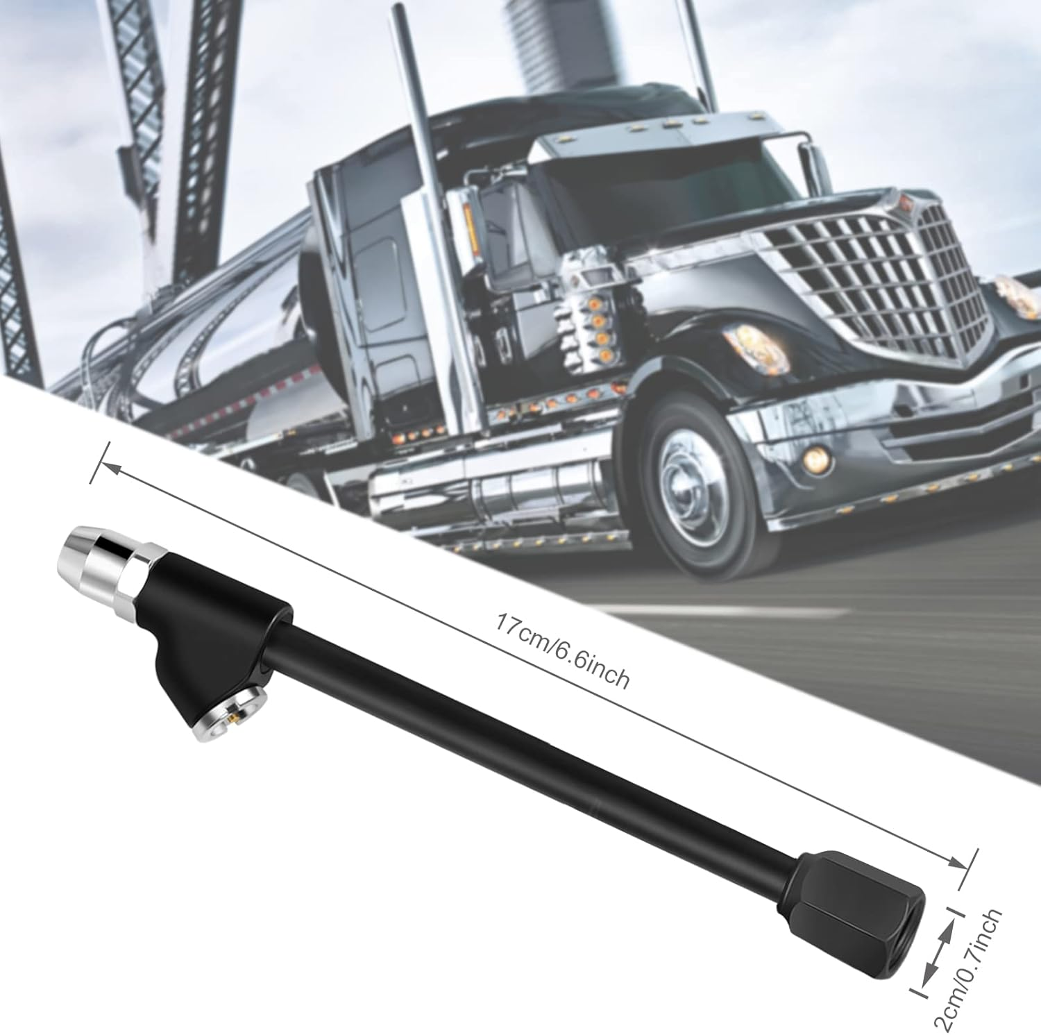 GODESON Air Chuck,1/4" FNPT Extended Reach Dual Head Chuck Set with Quick Plug,2-Way Connect Tire Chucks for Bikes,Motorcycle,Car,And Etc,Tire Air Chuck for Tire Inflator Gauge or Air Compressor image number 4