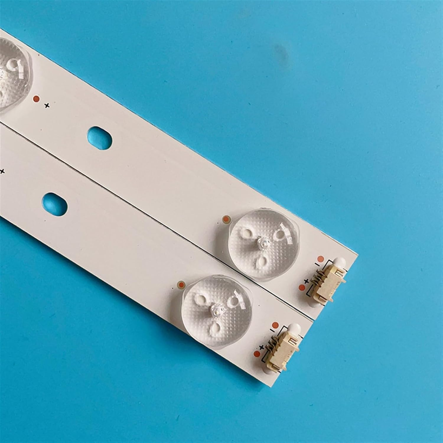 LOTOAK LED Backlight Strips Compatible with Mystery MTV-2431LT2 LE24B8000T LED236D7-01(B) Telefunken TF-LED24S38T2 PLE-2405HD Haier LE24B8000T (Color : Kit 10Pcs for 5 TV) image number 2
