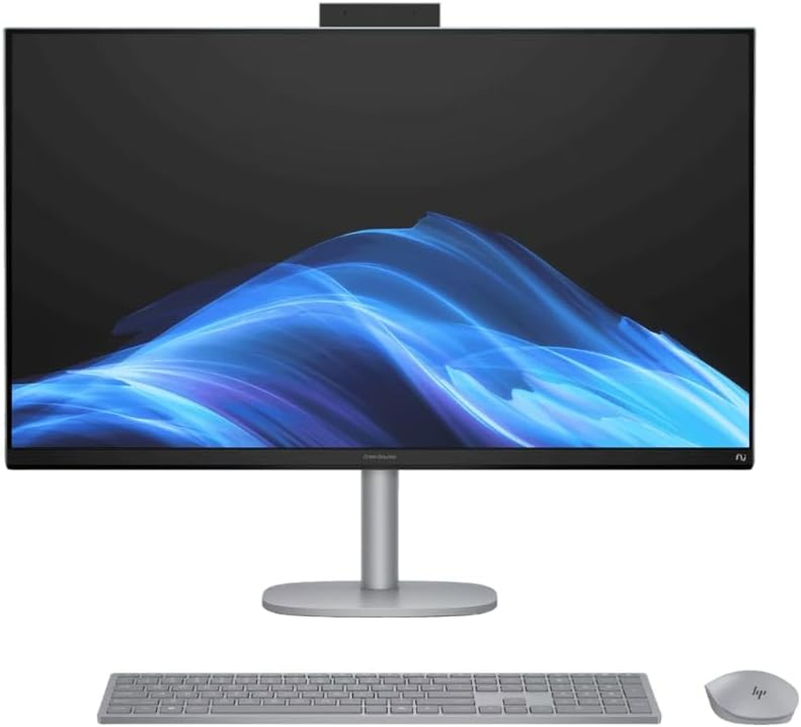 HP Omnistudio X All-In-One Desktop PC, 27" 4K IPS Display, Intel Core Ultra 5, Intel Arc Graphics, 8GB RAM, 512GB SSD, Windows 11 Home, B&O Audio, 5MP IR Camera, BD1E9PA image number 2