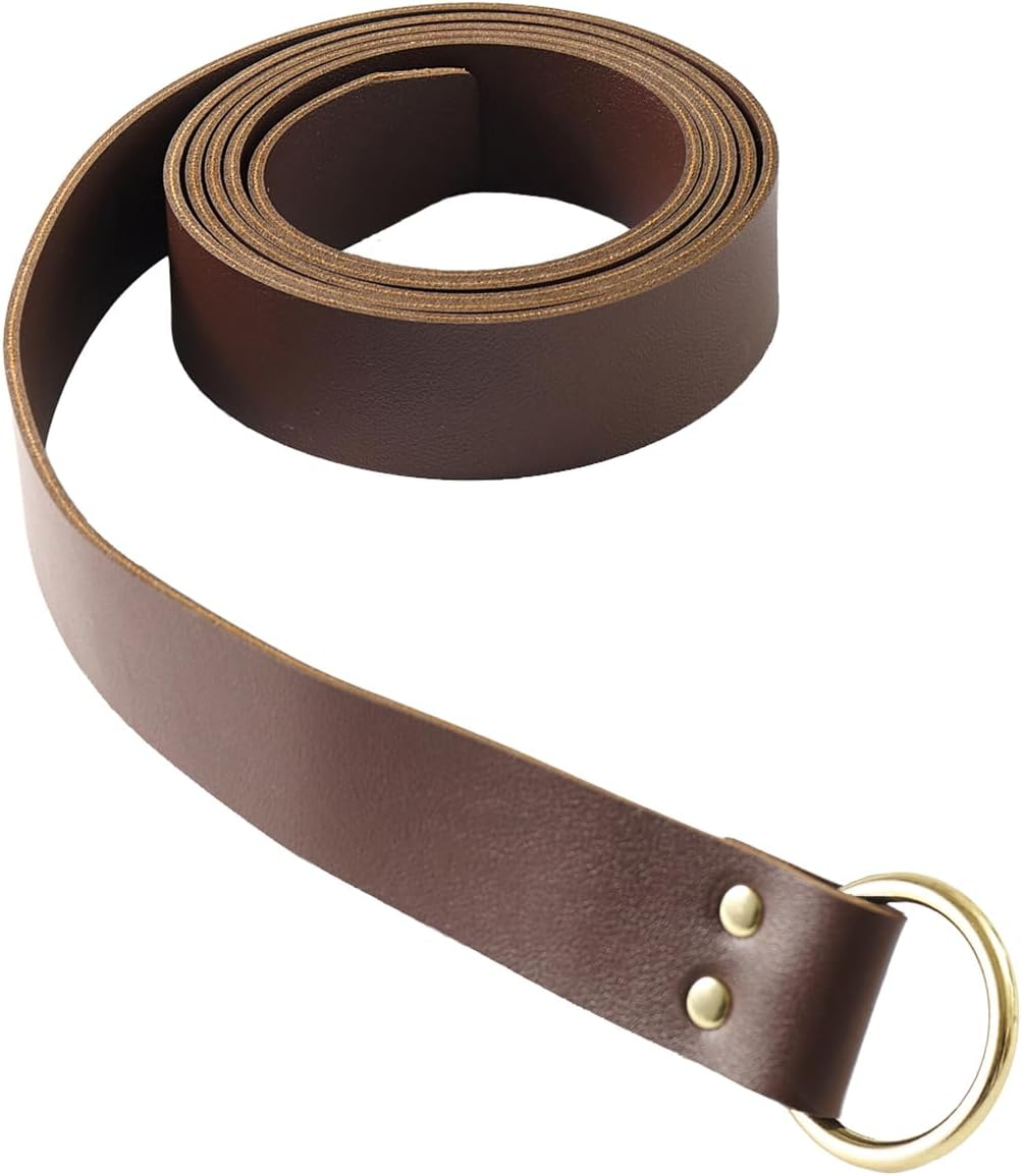 KOGOGO Medieval Knight Leather Belt Mens Reenactment Accessory