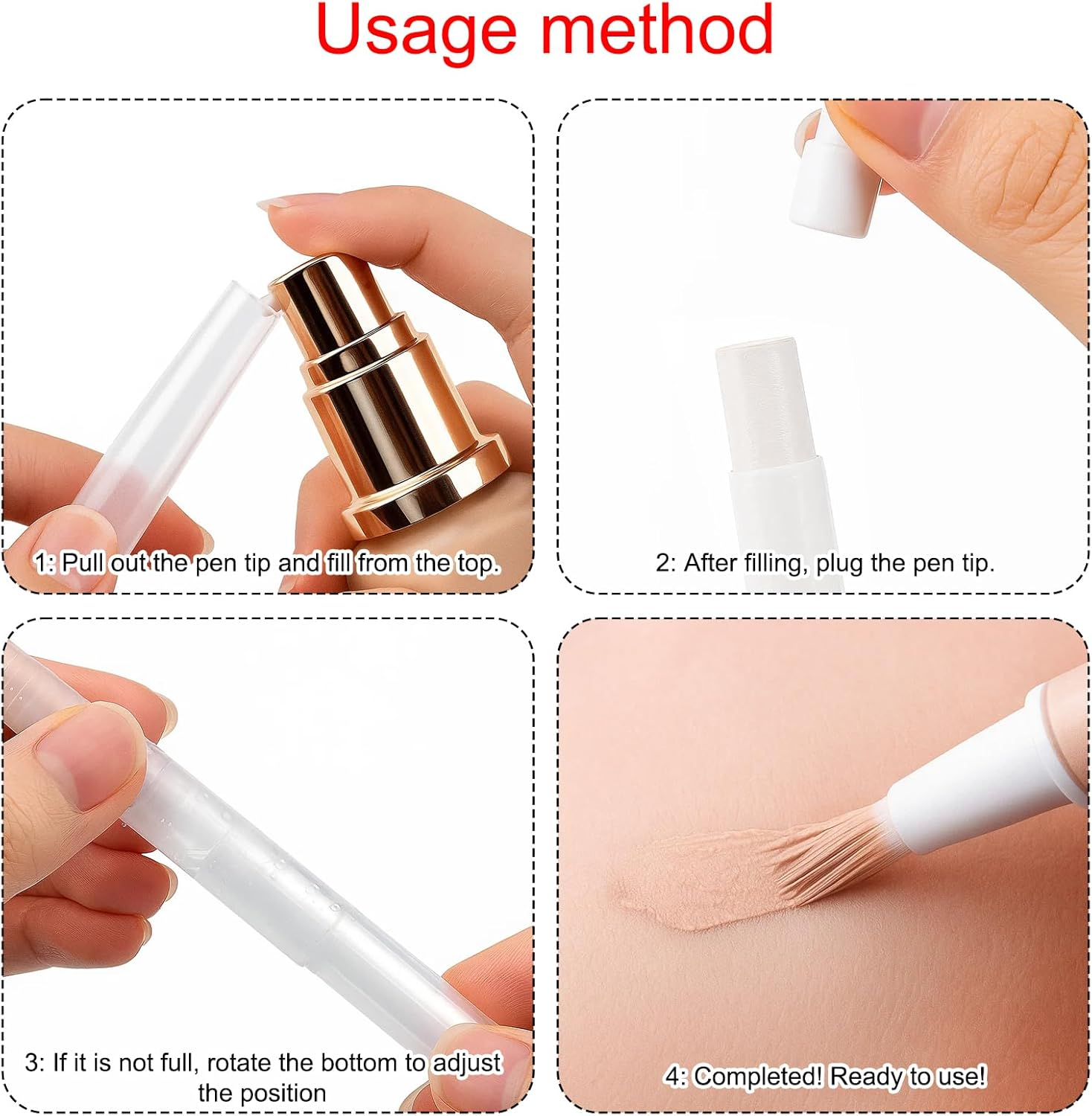 Nail Oil Pen Set, 7 Pack 3 Ml Nail Oil Pens for Precise Application, Portable Nail Care for Healthy Nails and Cuticles image number 4
