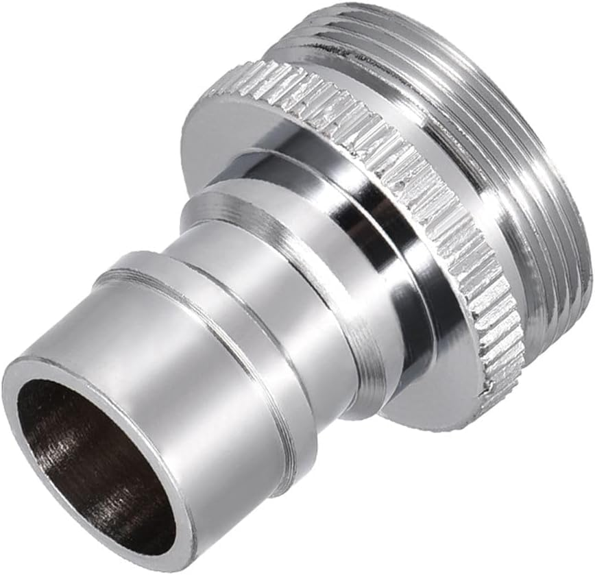 Silver Faucet Adapter,Faucet Adapter for Portable Washer,Dishwasher Snap Connection,5/16-27 Male or 55/64-27 Female,Brass Chrome，Parts，Aerators image number 3