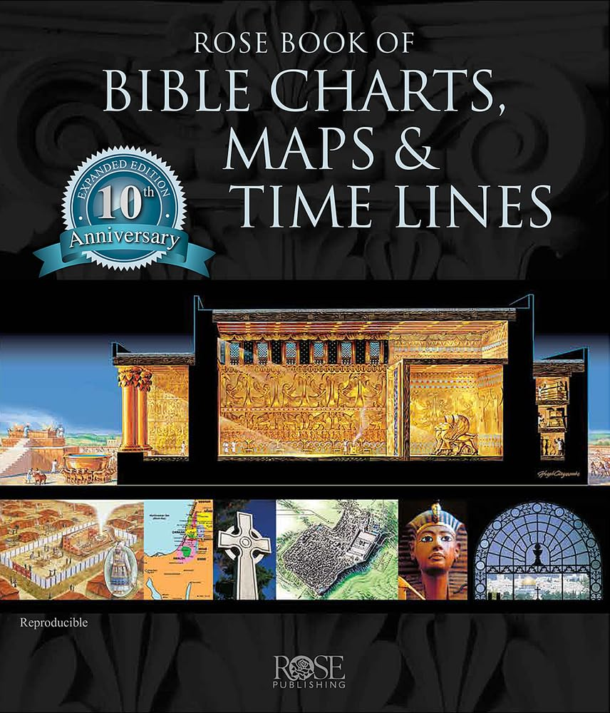 Rose Book of Bible Charts, Maps, and Time Lines (10Th Anniversary Edition: Full-Color Bible Charts, Illustrations of the Tabernacle, Temple, and High ... Maps, Biblical and Historical Time Lines image number 2