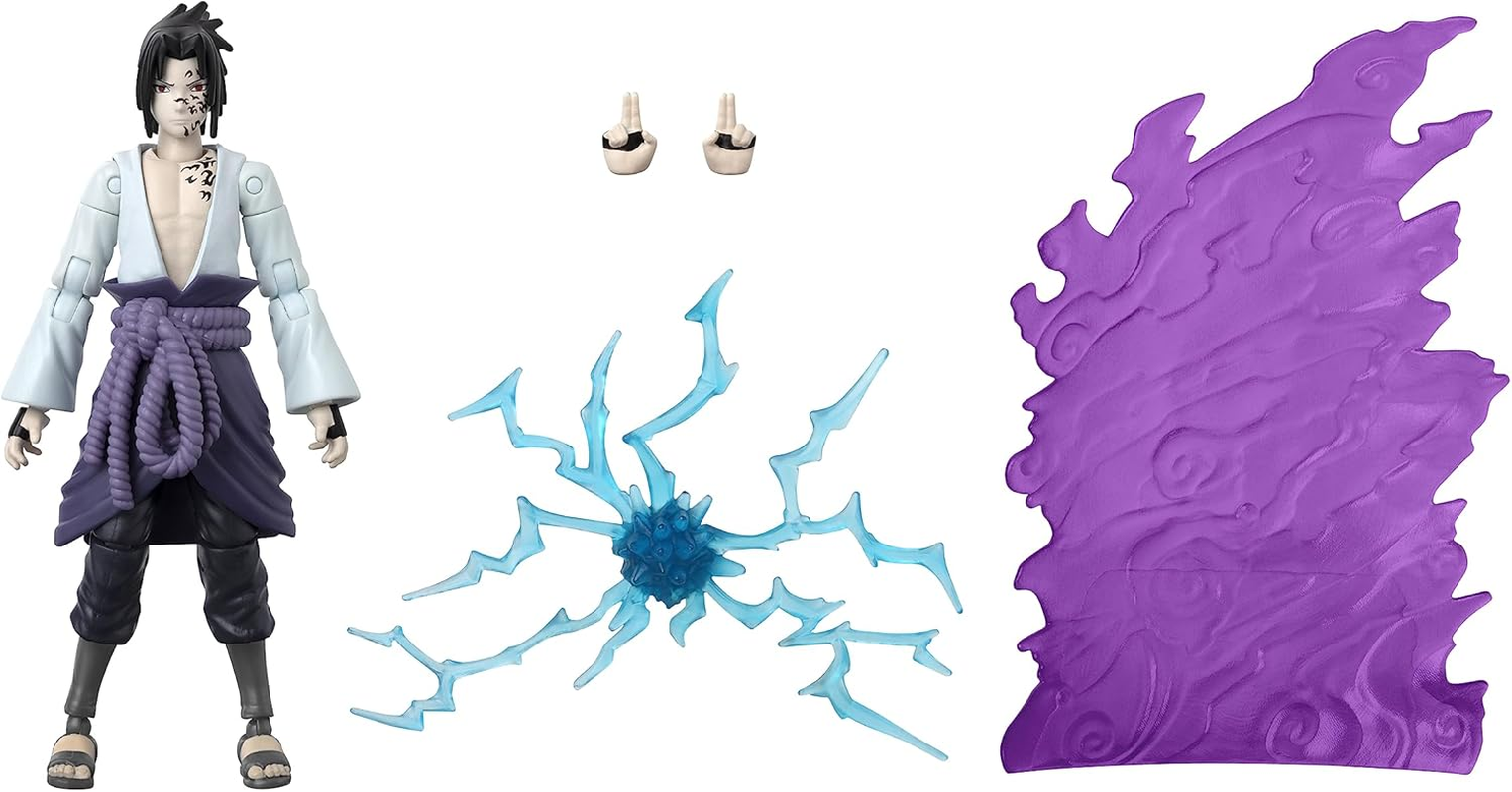 Anime Heroes (Beyond Naruto Series) - Sasuke Uchiha W/ Accessory Pack image number 3