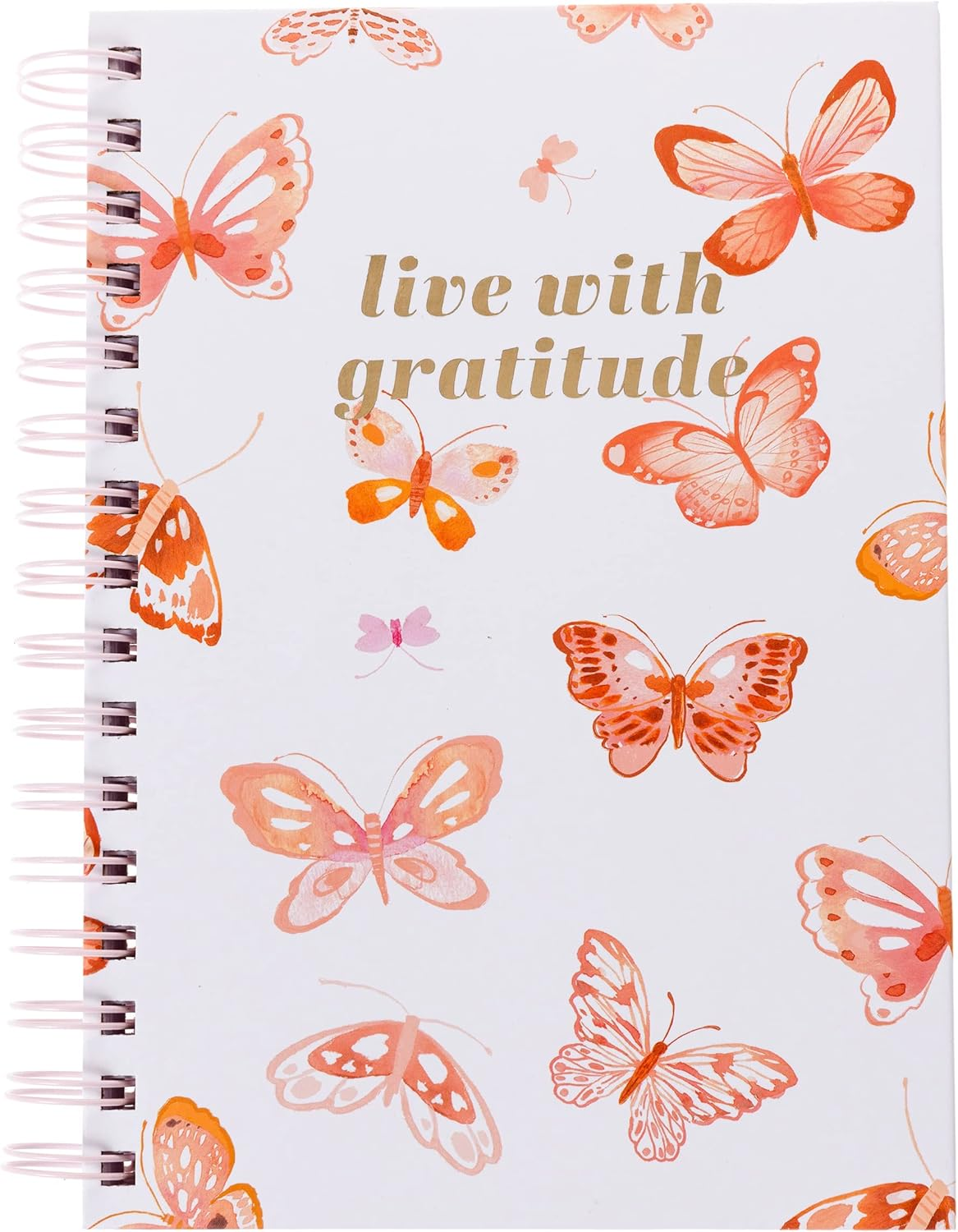 Graphique Hardbound Spiral Journal | Groovy Notes Design | Premium Paper | Notebook | Diary | Lists | Record Month and Date | Great Gift | 160 Ruled Pages | 6.25&rdquo; X 8.25&rdquo;