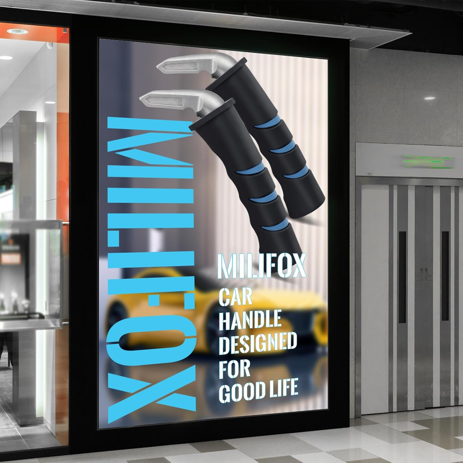 2 Pack Car Door Handle for Elderly - Vehicle Support Assist for Handicapped, Portable Auto Suitable for Seniors, Handicap, Injured