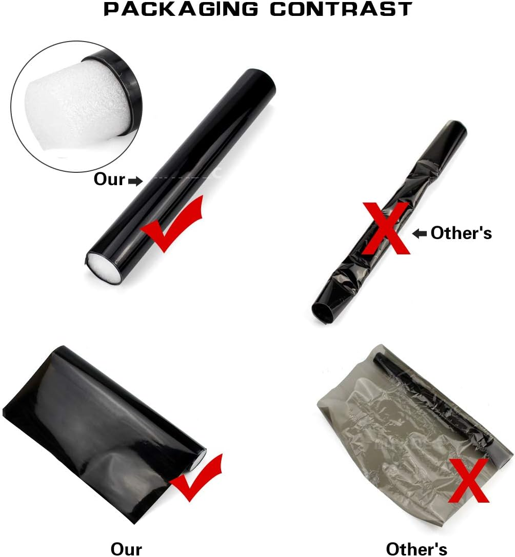 LZLRUN 12 by 48 Inches Self Adhesive Auto Car Tint Chrome Chameleon Headlight Taillight Fog Light Vinyl Smoke Film Sheet Sticker Cover (Chameleon Yellow) image number 5