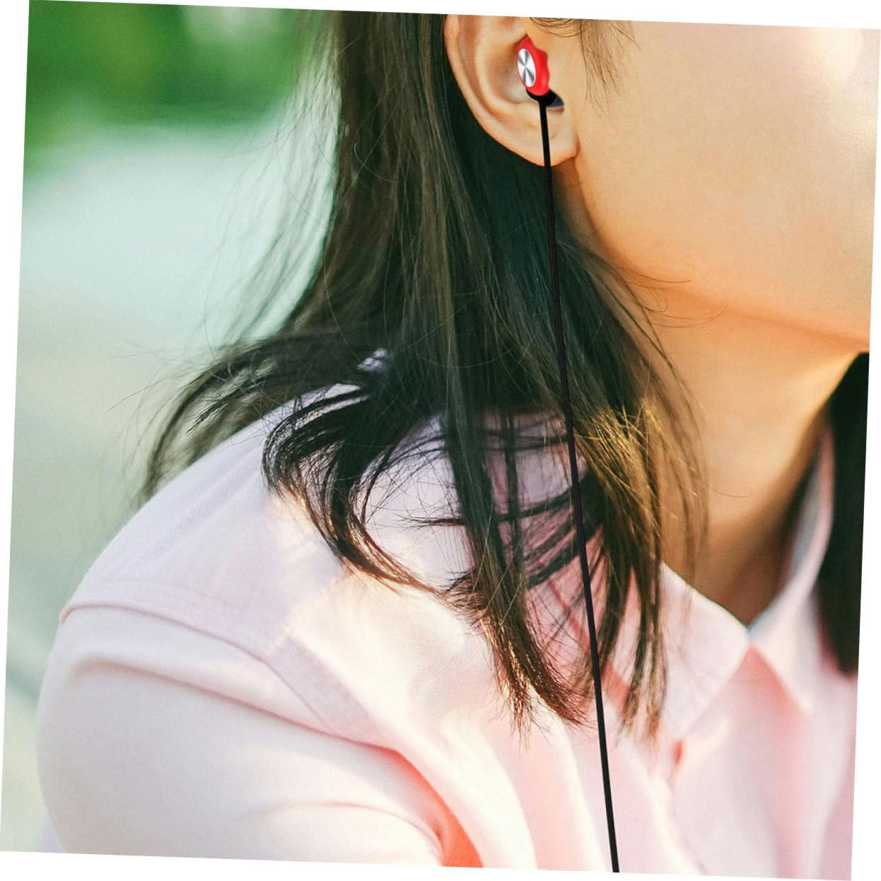 OSALADI Earbud Lanyard Silicone Comfortable Lightweight Detachable Strap for Earphones Replacement Earplug Cord for Sleeping Ear Plugs Ear Plug Lanyard image number 6