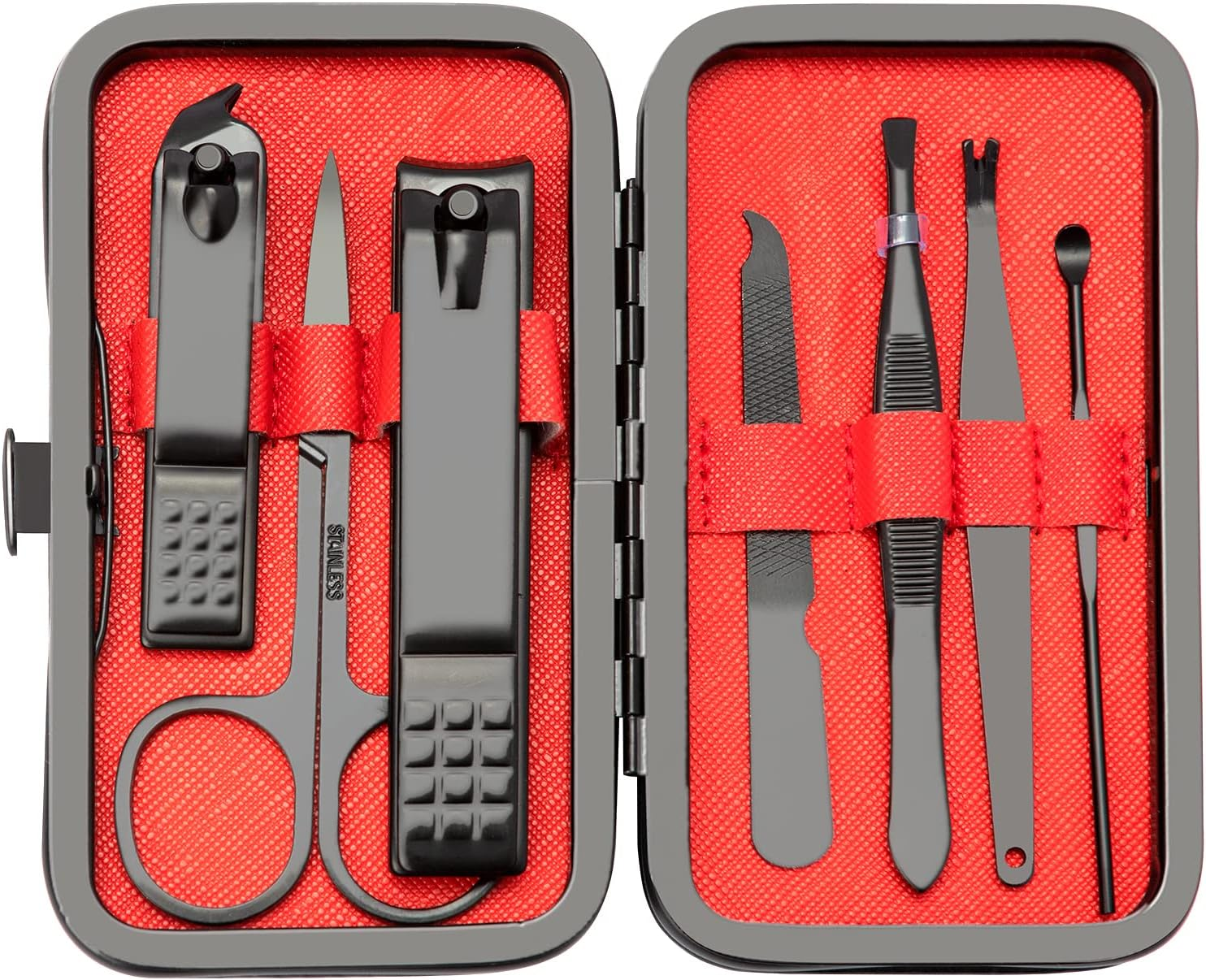 NZKNP Manicure Set Gifts for Men Christmas Stocking Stuffers Gifts for Dad Husband Teen Boys Grooming Tools Kit Santa Claus Xmas under 10 Dollars Womens Gift