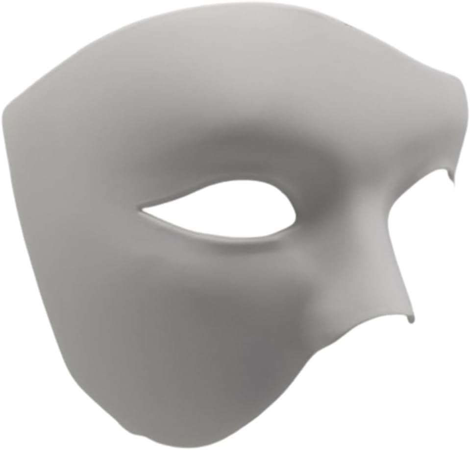 Phantom of the Opera Inspired Half Face Mask, Lightweight & Comfortable, Perfect for Masquerades & Events image number 1