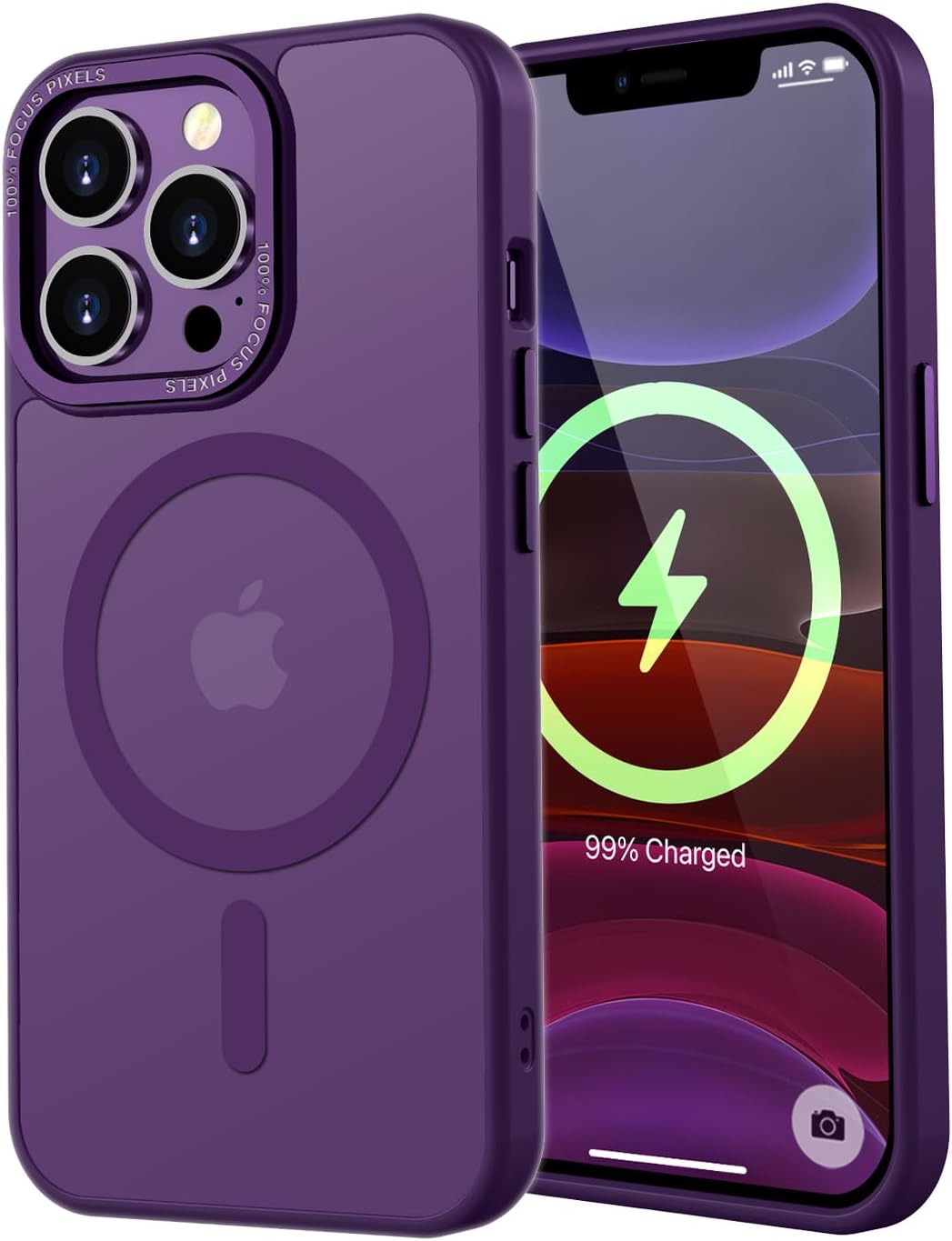 KPPIT Magnetic Case for Iphone 11 Pro 5.8 Inch (Compatible with Magsafe), Matte Translucent Mobile Phone Case for Iphone 11 Pro Case, Thin Cover, Shockproof, Scratch-Resistant Protective Case (Desert