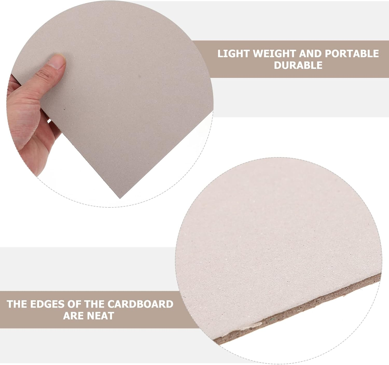 MAGICLULU Book Accessories 10 Pcs Chip Board, 11.6 X 8 Cardboard Sheets Book Board Binder Board for Book Binding Crafts Scrapbooking Picture Frame(Thick 2.5MM) Scrapbook Materials image number 2