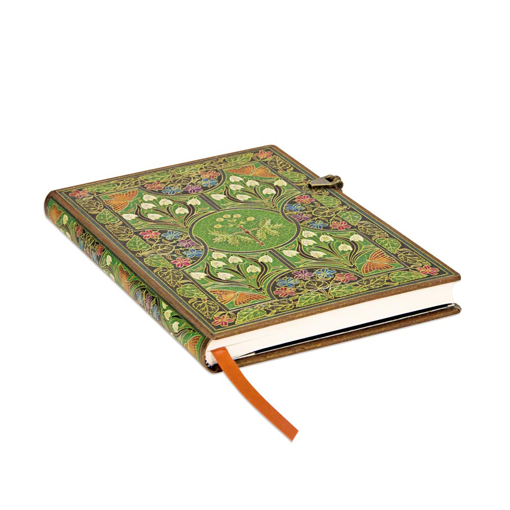 Poetry in Bloom Midi Lined Journal (Clasp Closure) image number 2