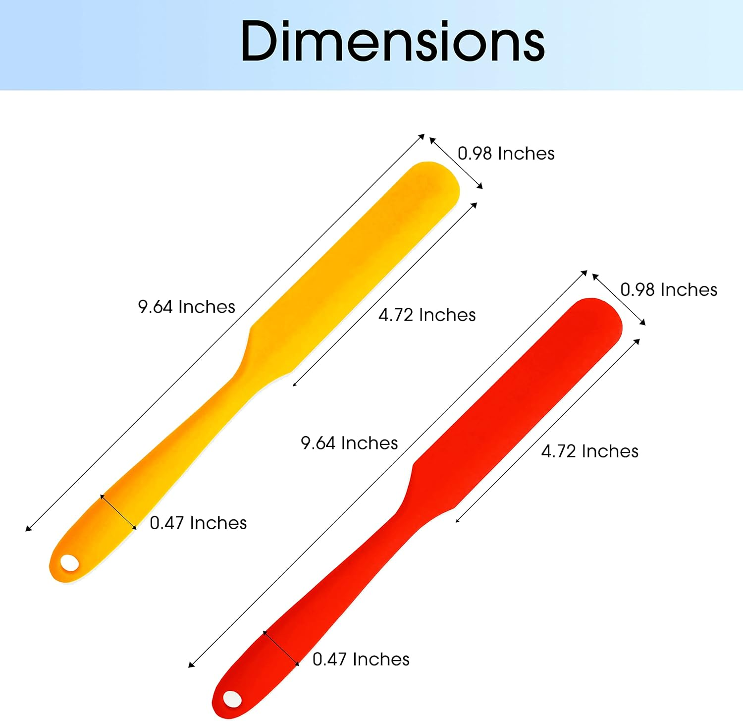 Hosrnovo Poop Knife, (2 Pack) Silicone Spatula Poo Knife for Toilet Block, Prank Funny Gag Gift for Christmas and Kids image number 5