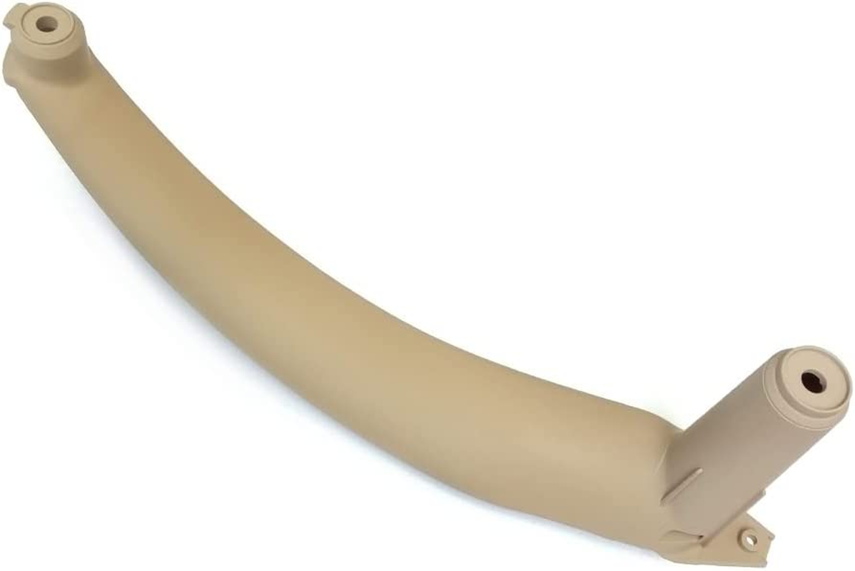 Inner Door Pull Handle, Inner Door Trim Grab Cover, Door Armrest Bracket for BMW X5 X6 E70 E71 Replaces OE# 51416969403 (Leather Cover NOT Inculded) (Left Side, Beige) image number 2