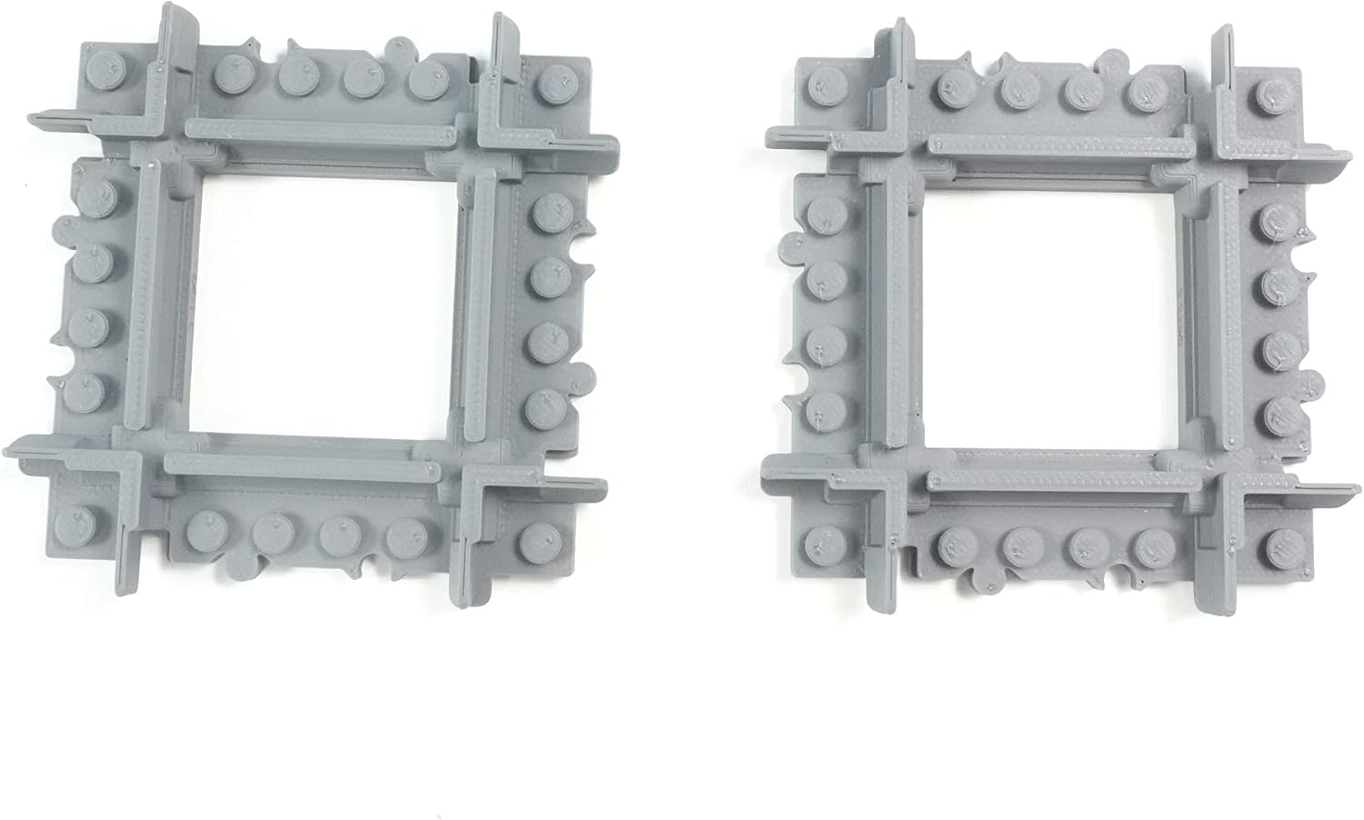 Trixbrix.Eu 2X 90 Deg Short Version HO Scale Gray Crossing Compatible with  City Train Sets 60197 60198 10277 60205 60238 image number 2