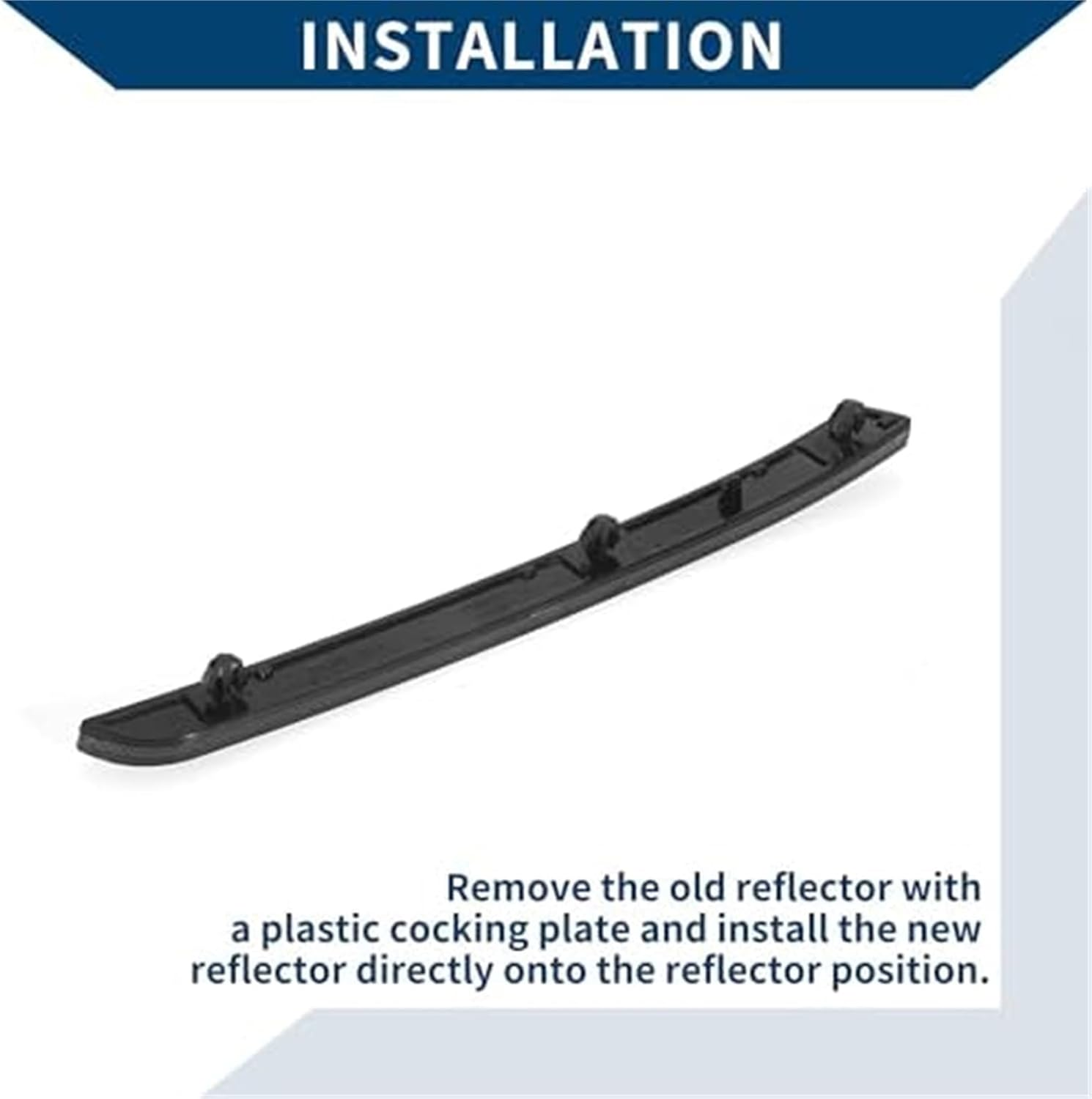 No.7E0945105A7E0945106A Bumper Reflector, for VW, Transporter T5 2012-2016 Rear Left Right Side Markerdurable Absblack Rear Bumper Reflector image number 4