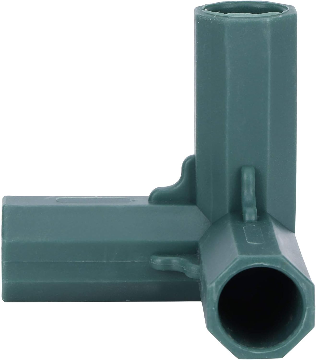 Canes Connector, 3-Way Plastic Garden Support Stakes Plant Support Pole Gardening Post Accessories Tool for Agriculture Lawn Greenhouse Vegetable image number 2