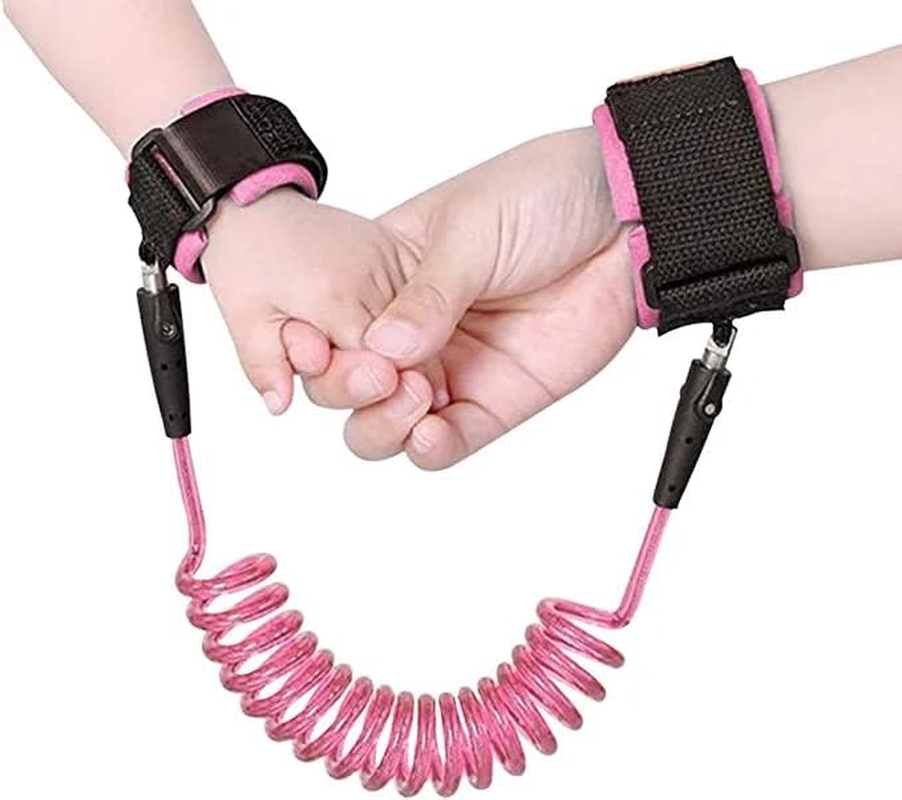 1Pcs anti Lost Wrist Link Safety for Toddlers Baby anti Loop Hand Belt Harness Toddler Leash 2M Children Outdoor Safety Hook (Green)